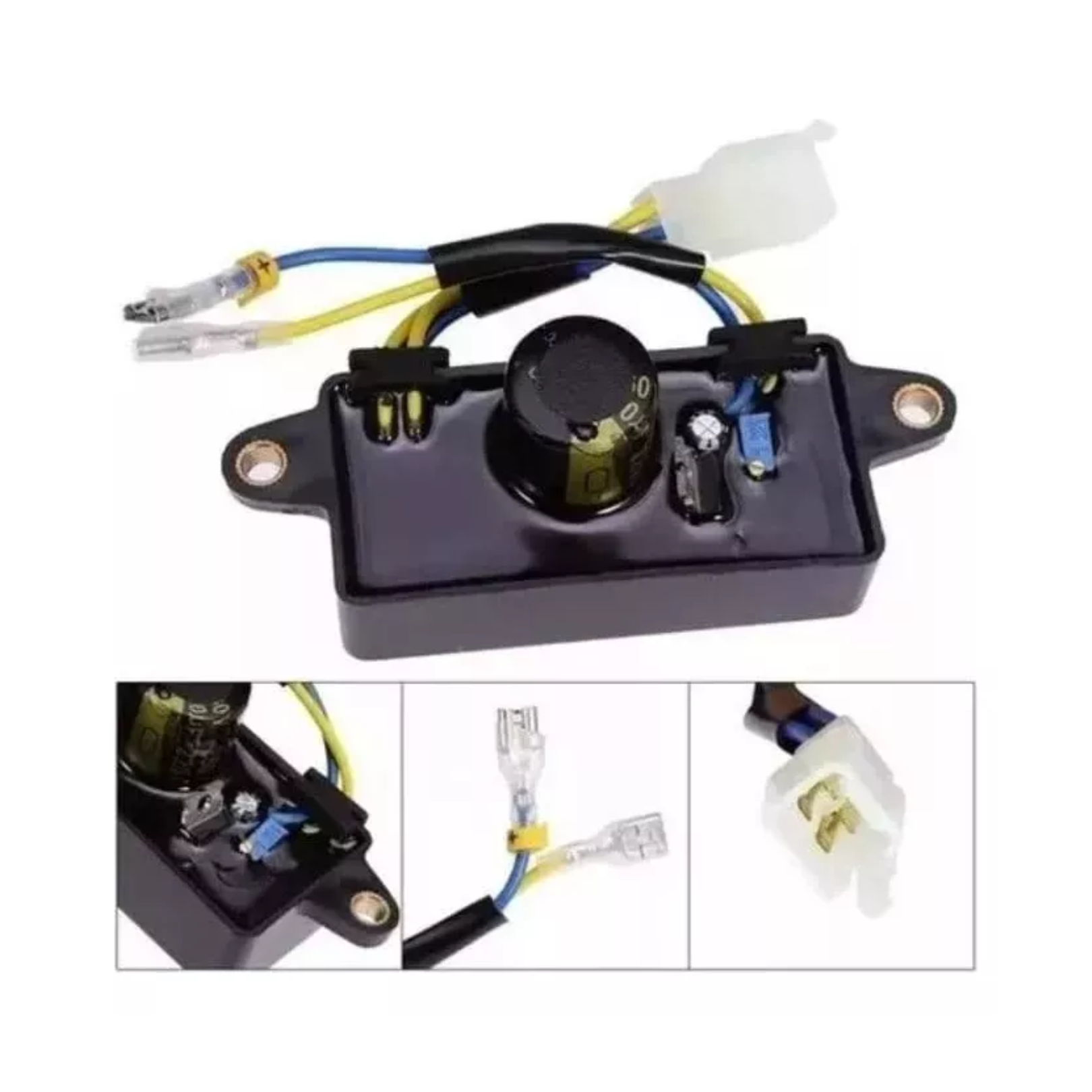 REGULADOR DE VOLTAJE AVR 250V-220UF GENERADOR 1KW-2KW-3KW - 2