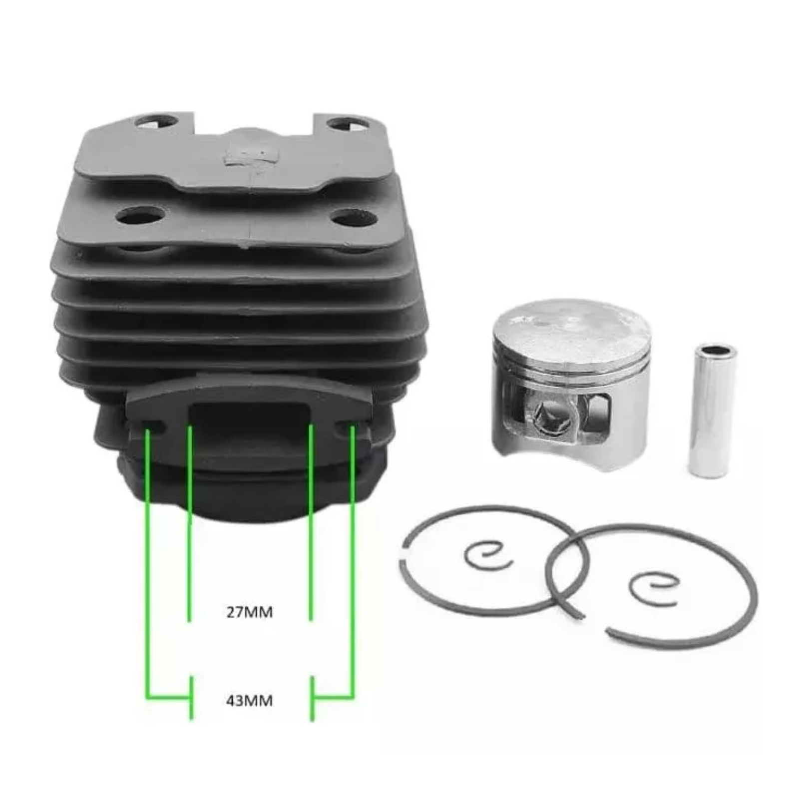 KIT 5800 58 CC CILINDRO PISTÓN Y ANILLOS MOTOSIERRA CHINA - 5