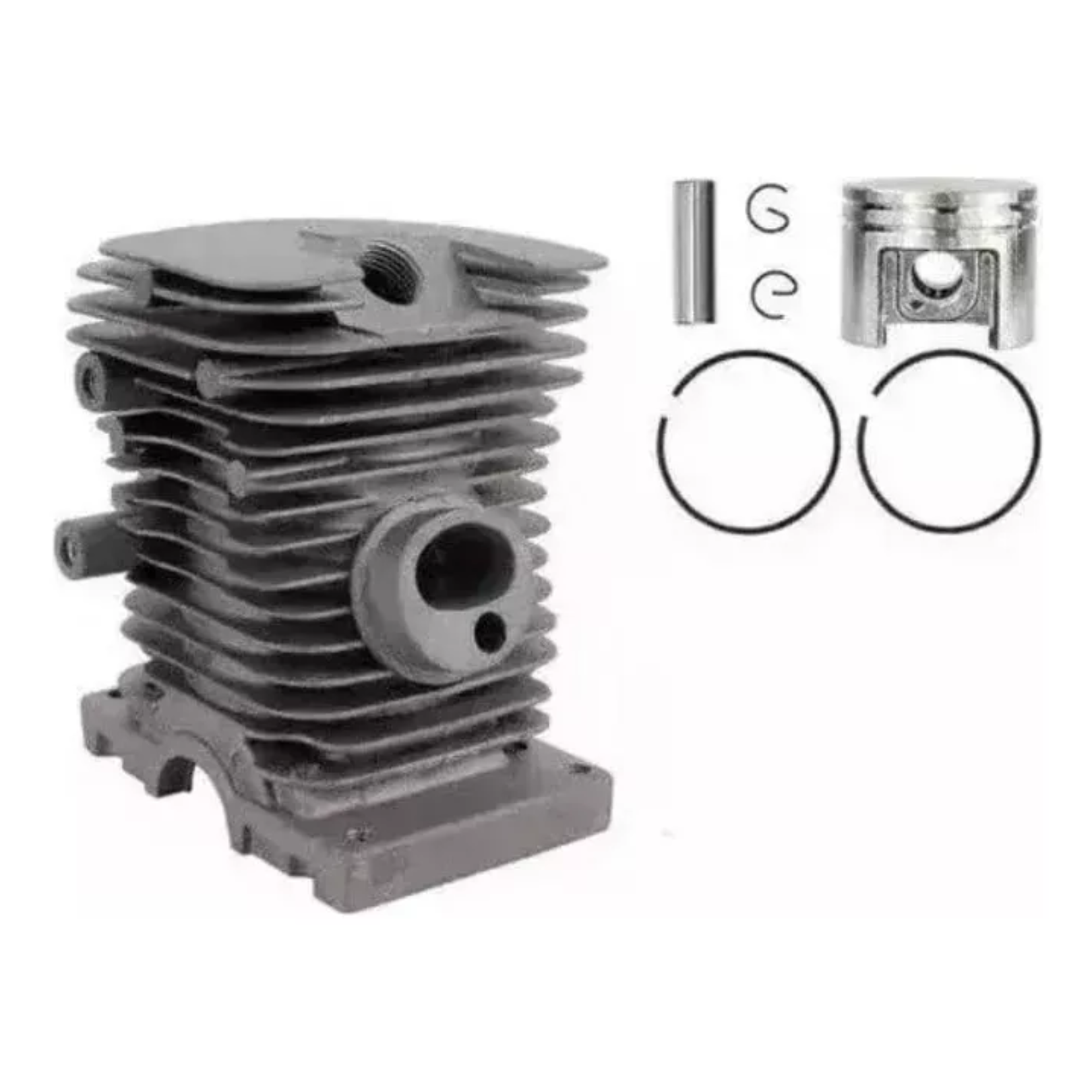 KIT MS170 CILINDRO PISTÓN Y ANILLOS MOTOSIERRA - 1