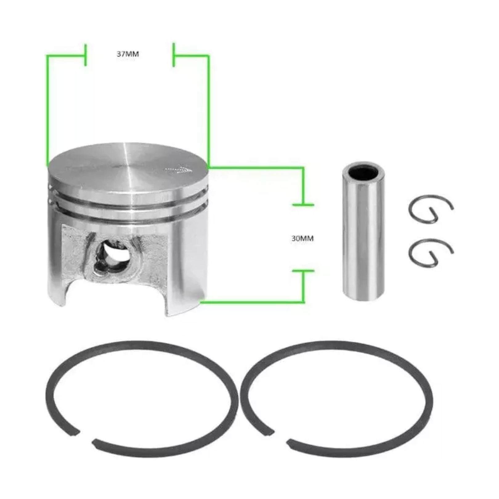 KIT MS170 CILINDRO PISTÓN Y ANILLOS MOTOSIERRA - 2