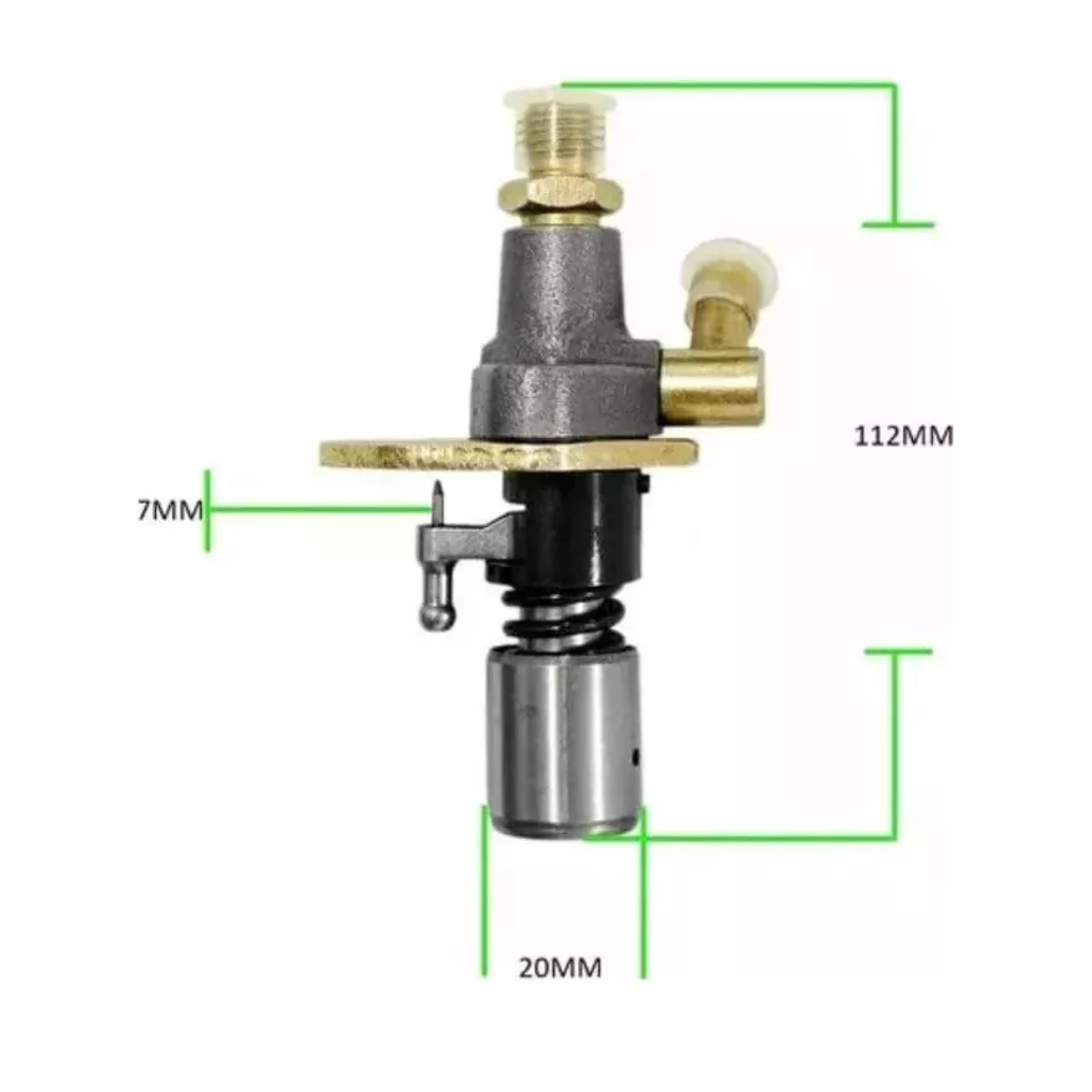 BOMBA 186F INYECTORA SIN SOLENOIDE PARA MOTOR - 2
