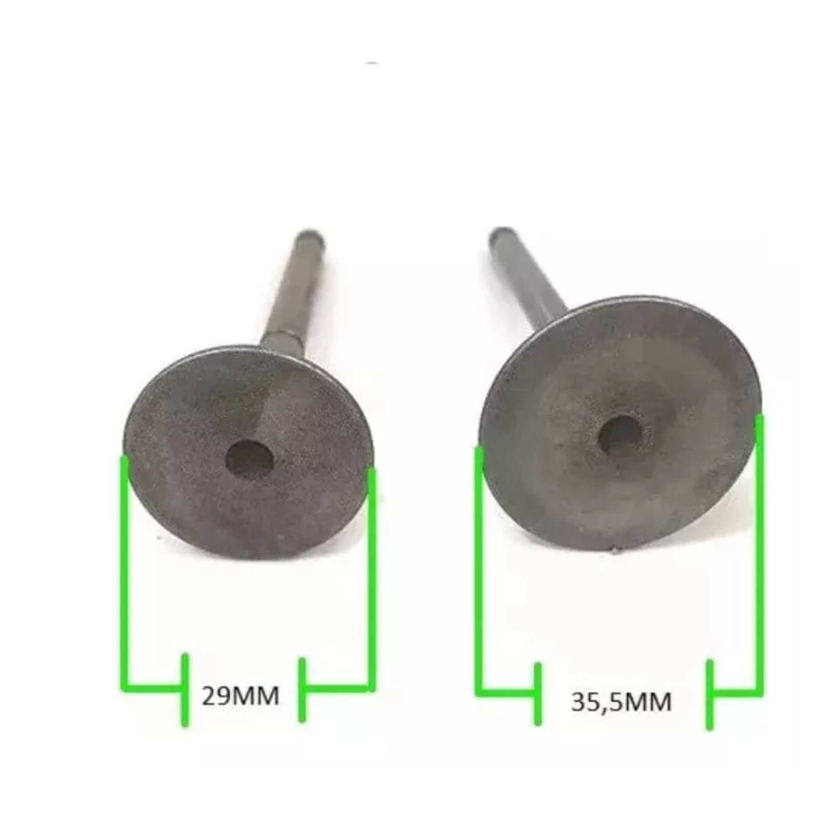 VÁLVULA DE ADMISIÓN Y ESCAPE GENERADOR MOTOR 186F 186FA - 2