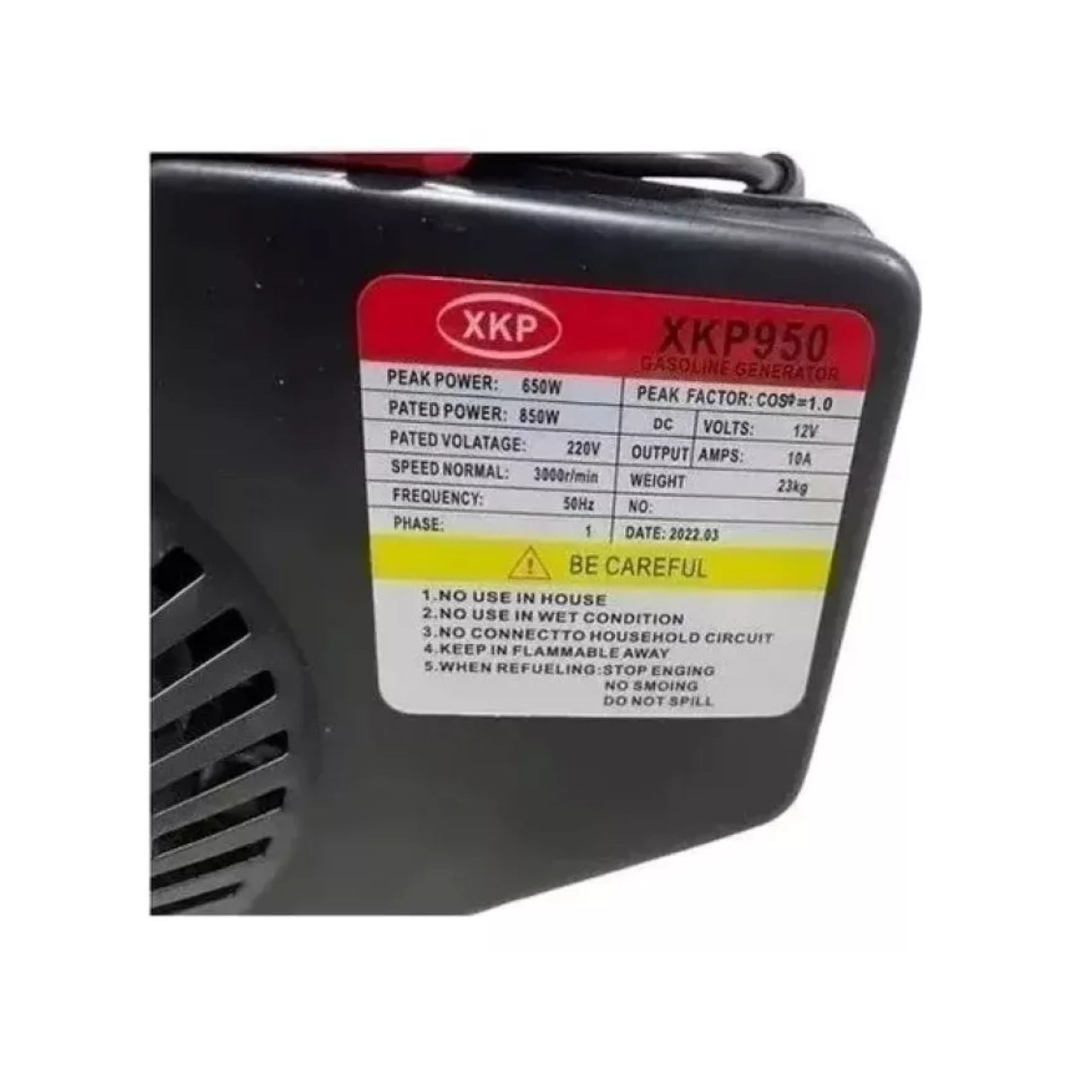 GENERADOR 850W XKP MÉZCLERO 2 TIEMPOS - 3