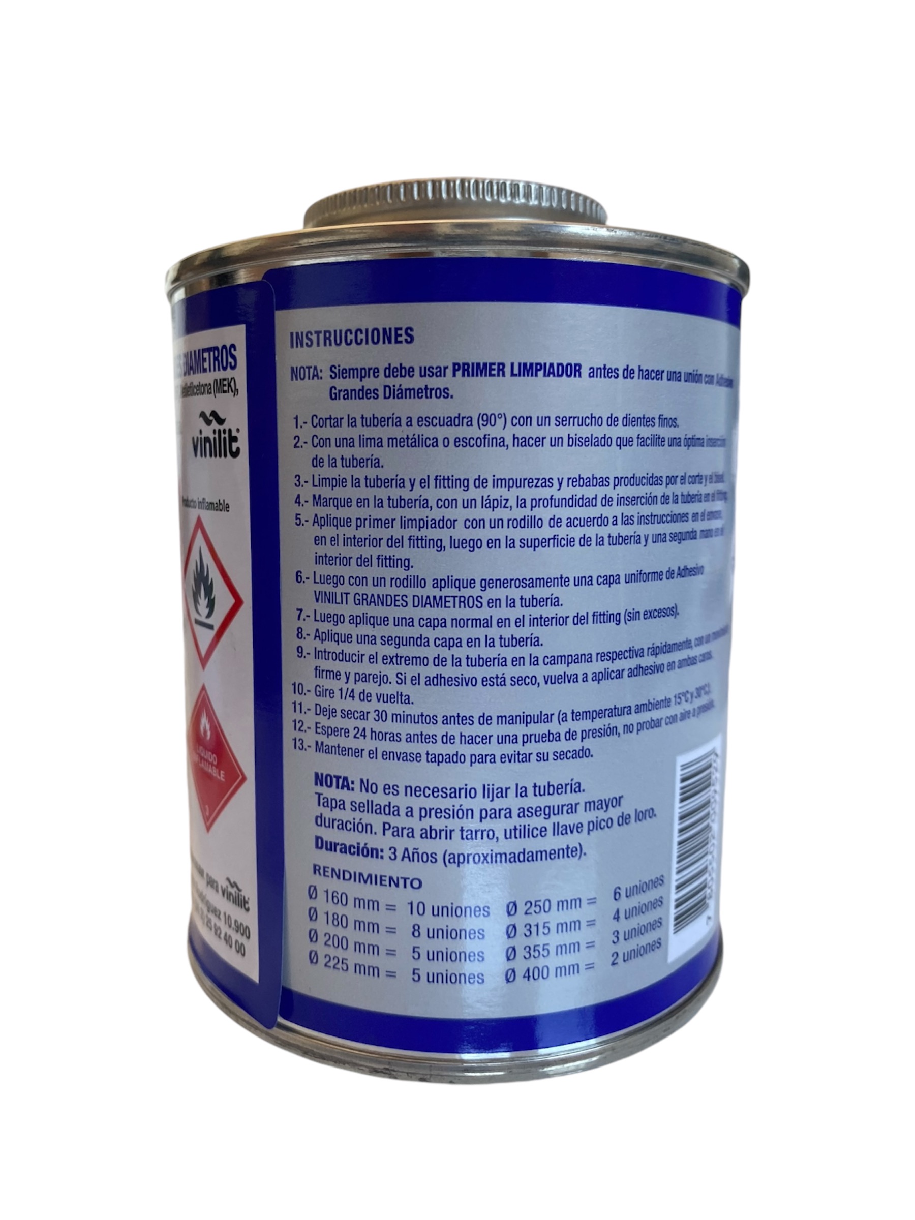 ADHESIVO PVC VINILIT 470 CC GRANDE EXTRA FUERTE CON APLICADOR - 3