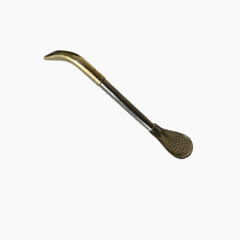 BOMBILLA CUCHARA PICO LORO BRONCE - 1