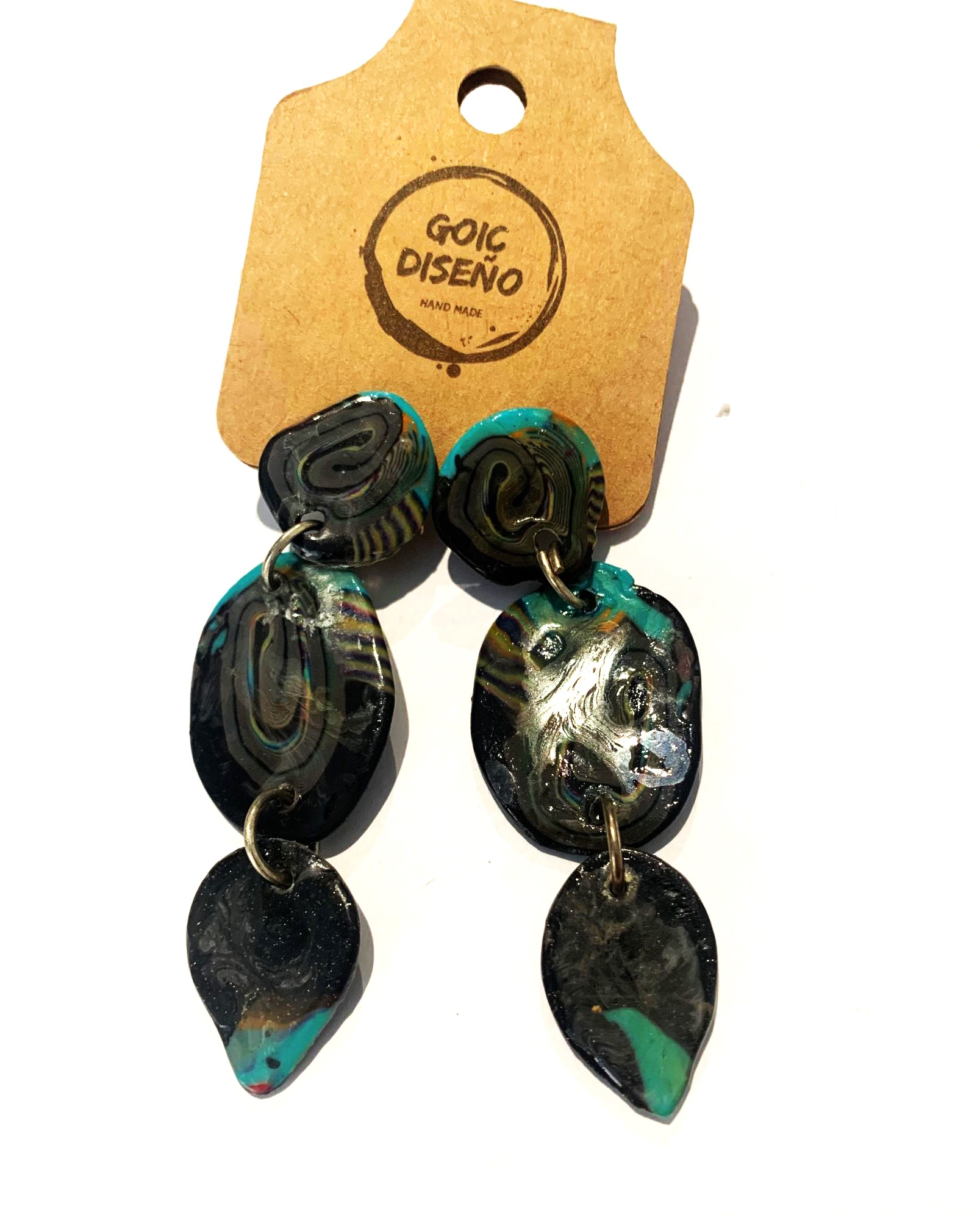 AROS GOIC DISEÑOS DE ARCILLA POLIMÉRICA HECHOS A MANO DISEÑO EXCLUSIVO - 1