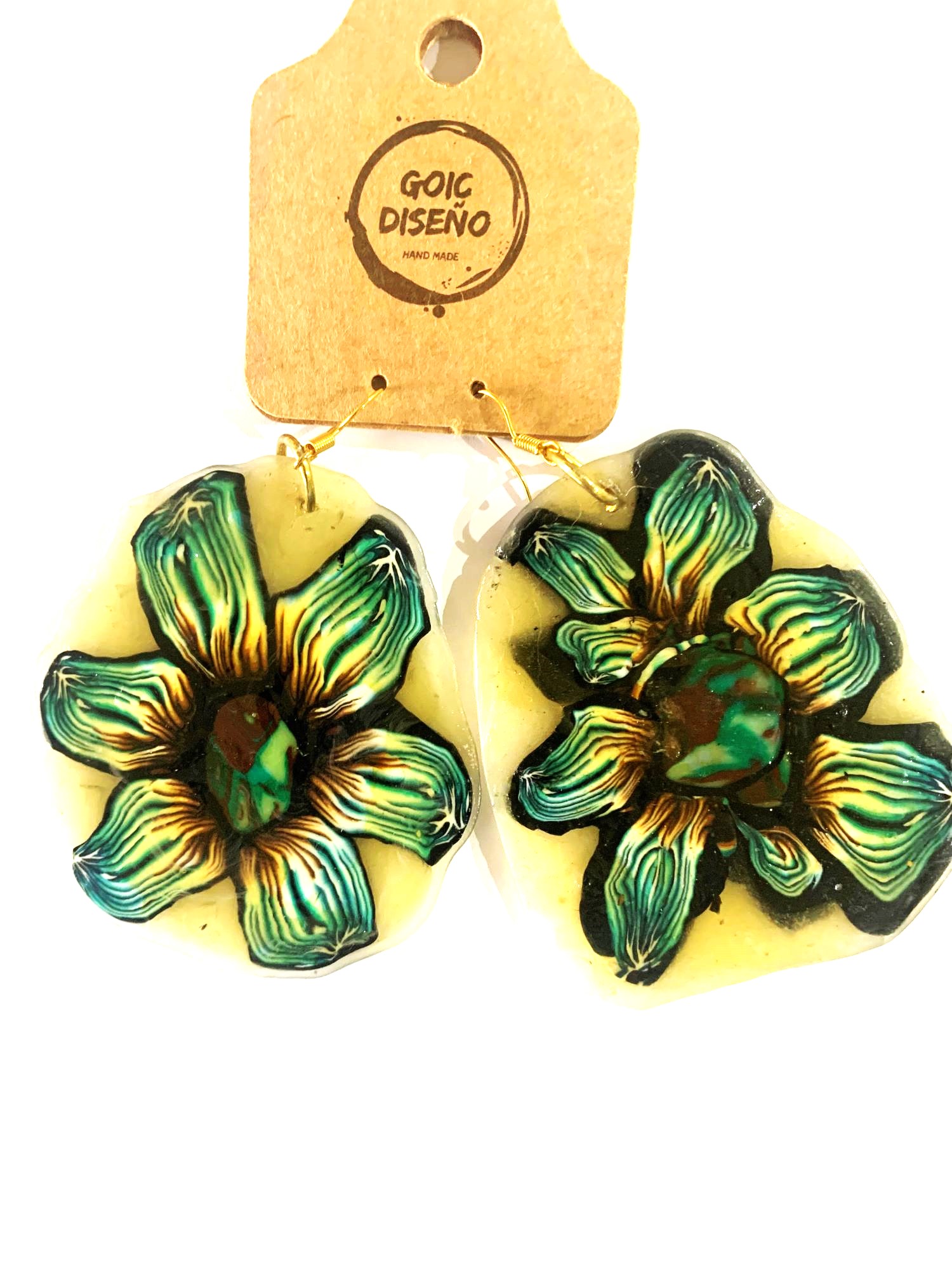 AROS GOIC DISEÑOS DE ARCILLA POLIMÉRICA HECHOS A MANO DISEÑO EXCLUSIVO - 1