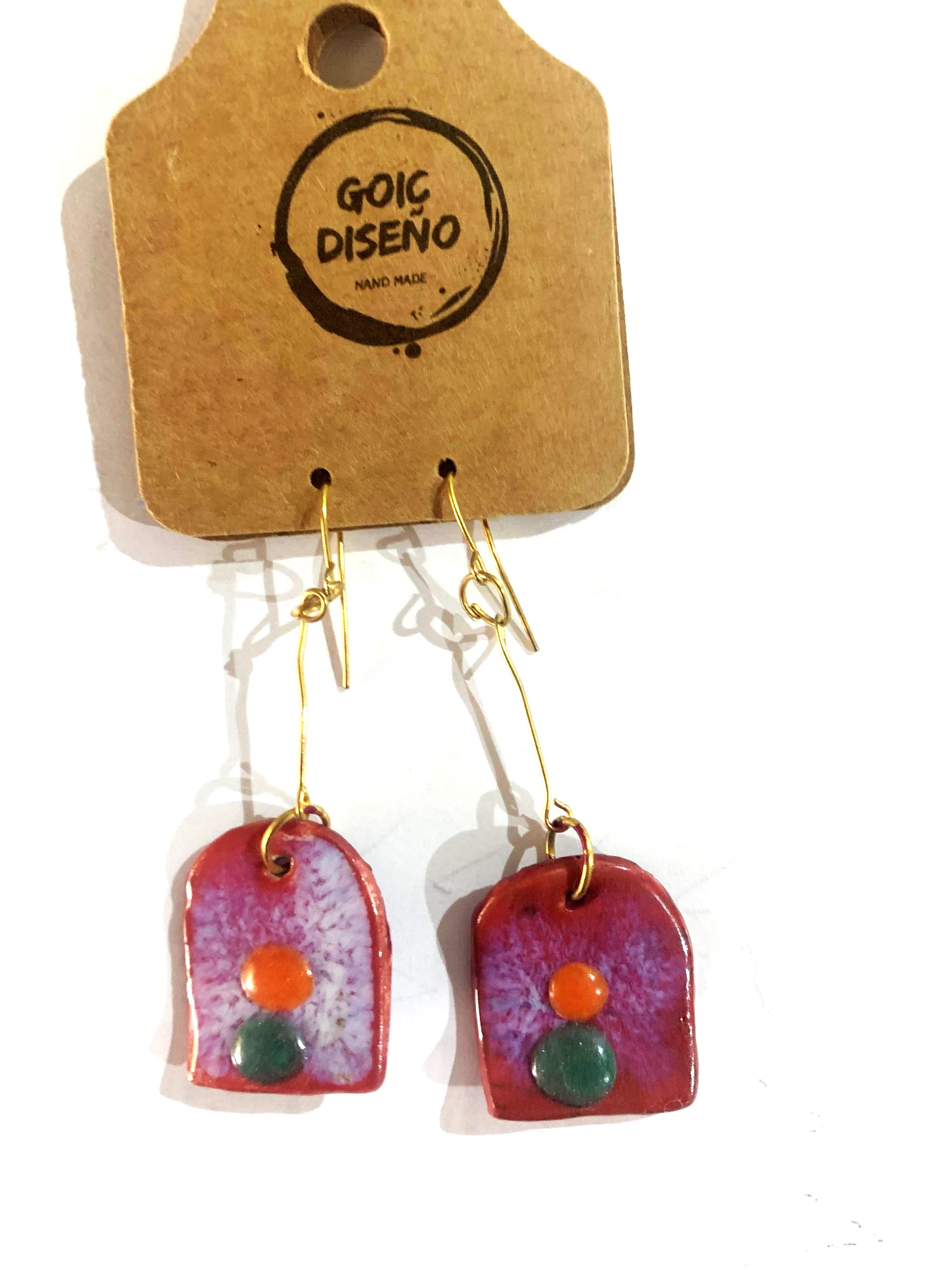 AROS GOIC DISEÑOS DE PORCELANA AL HORNO HECHOS A MANO DISEÑO EXCLUSIVO - 1