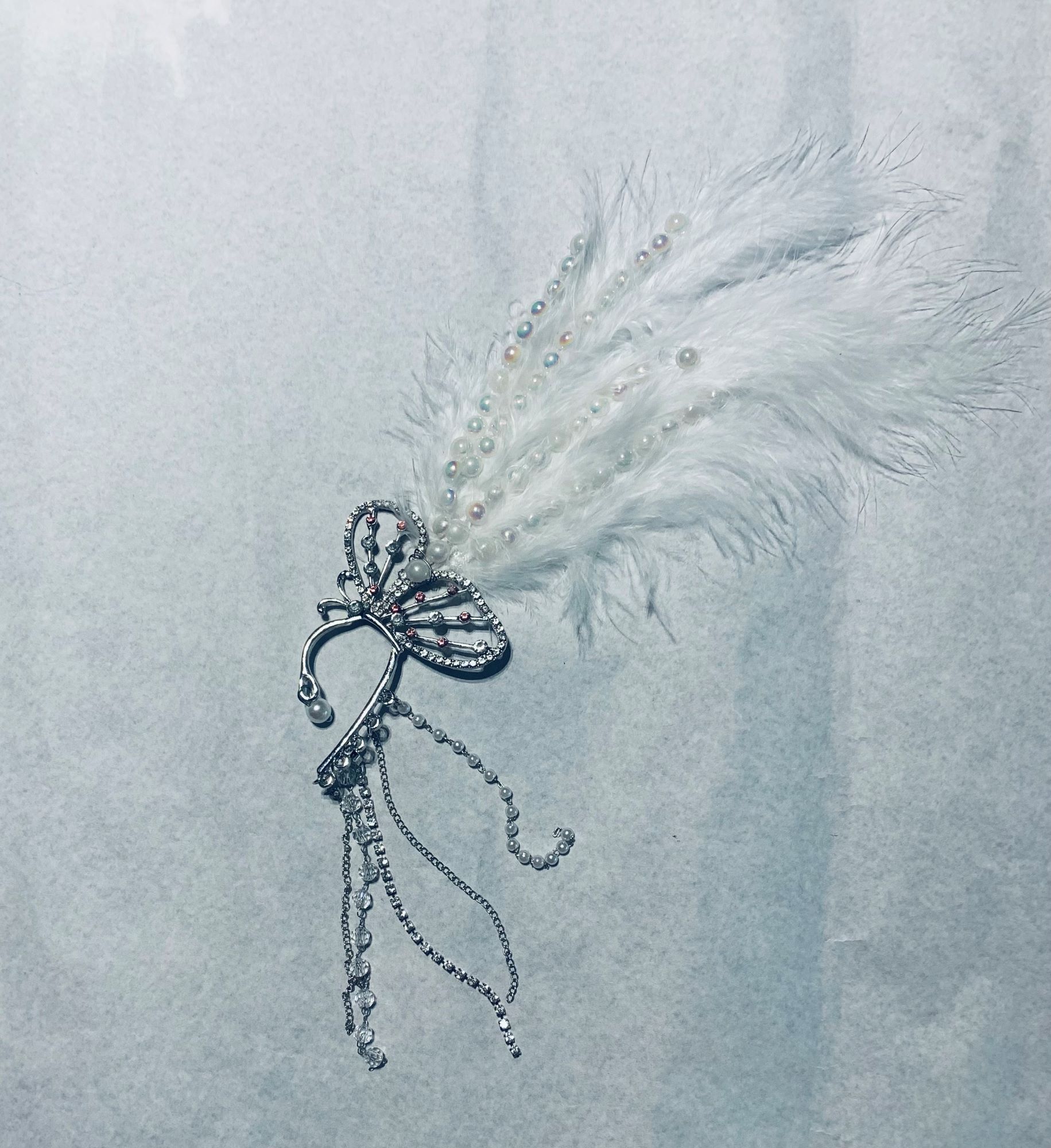 TOCADO DE NOVIA GOIC DISEÑOS HECHO A MANO DISEÑO EXCLUSIVO - 1