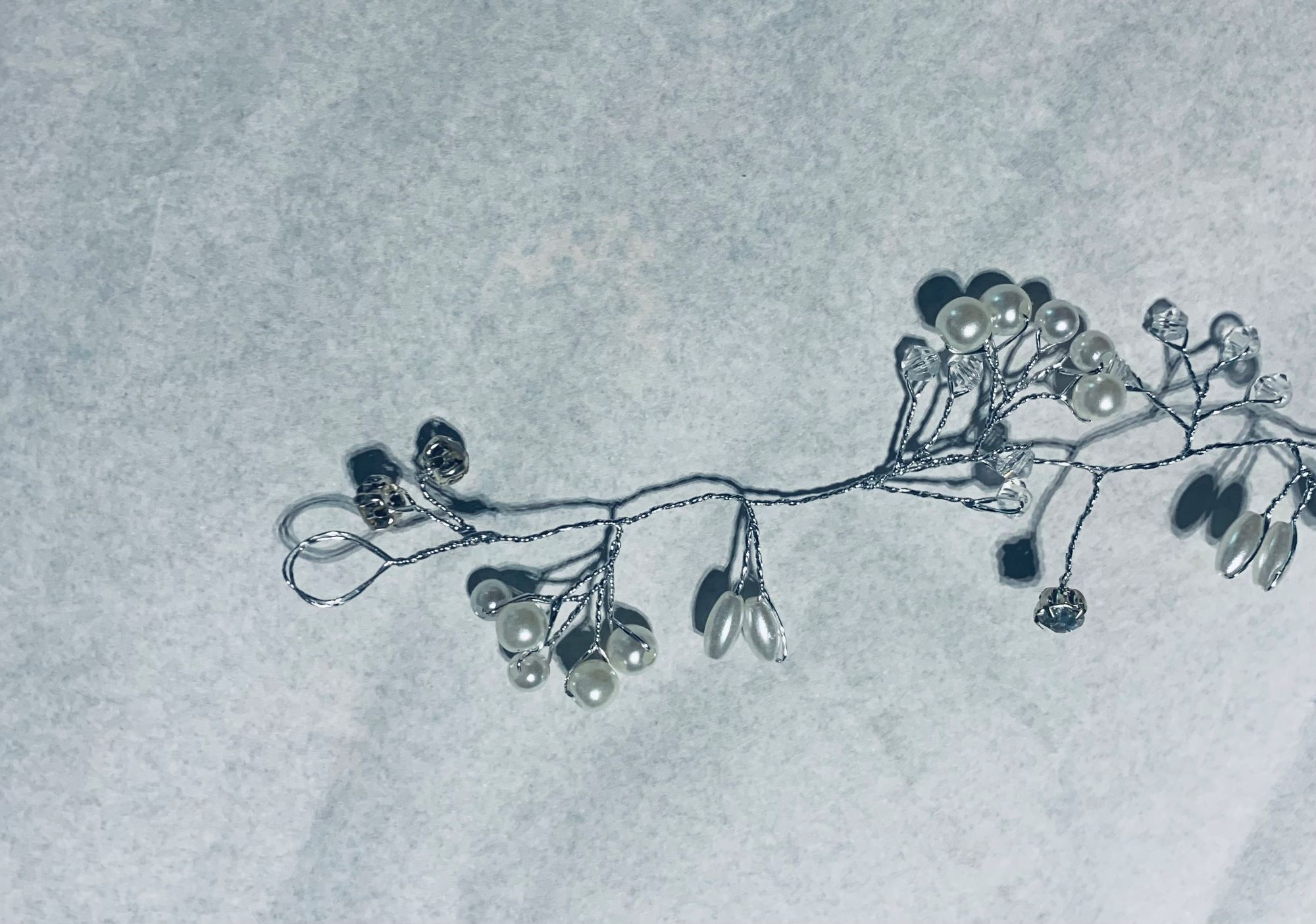 TOCADO DE NOVIA GOIC DISEÑOS HECHO A MANO DISEÑO EXCLUSIVO - 2