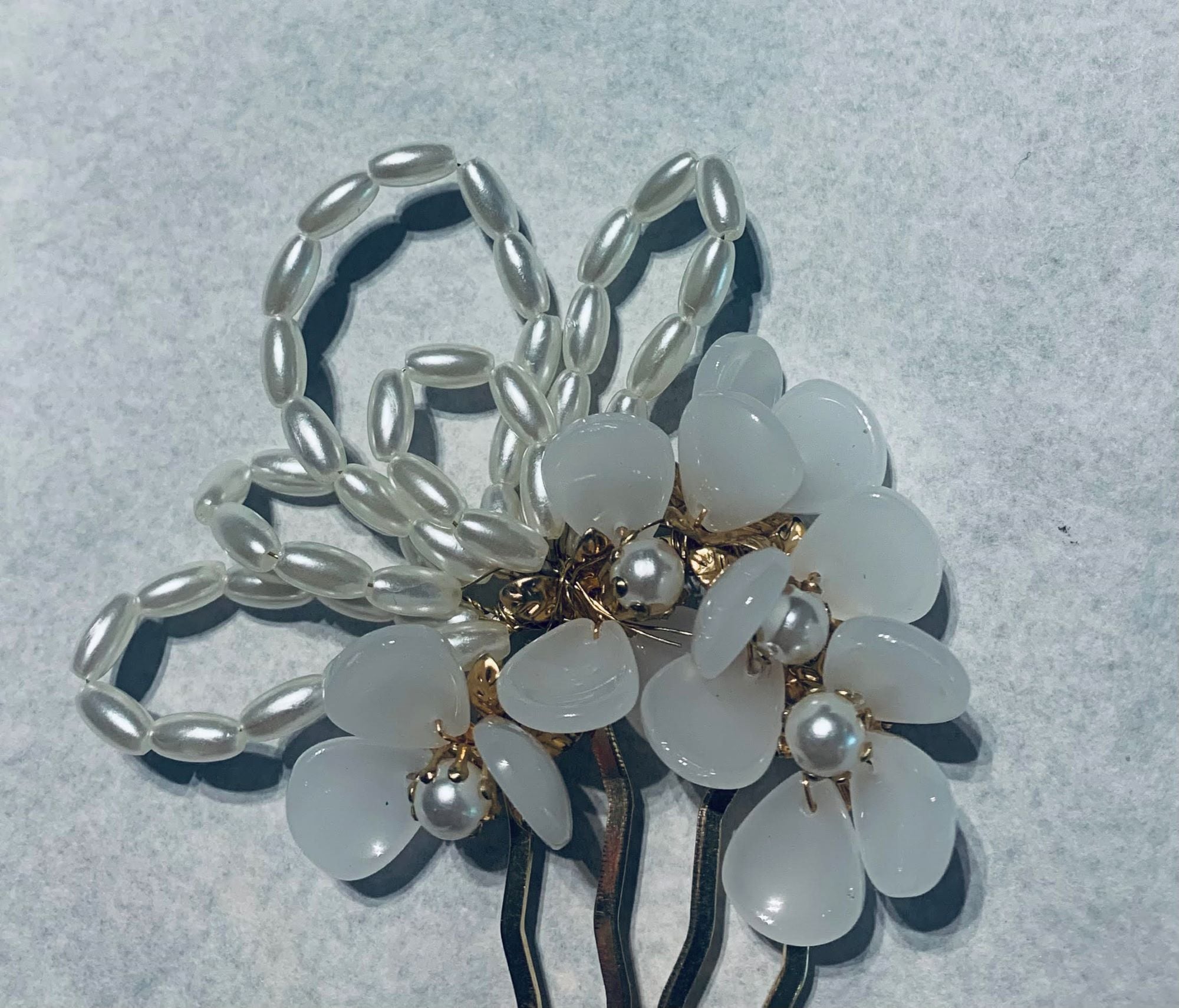 TOCADO DE NOVIA GOIC DISEÑOS HECHO A MANO DISEÑO EXCLUSIVO - 2