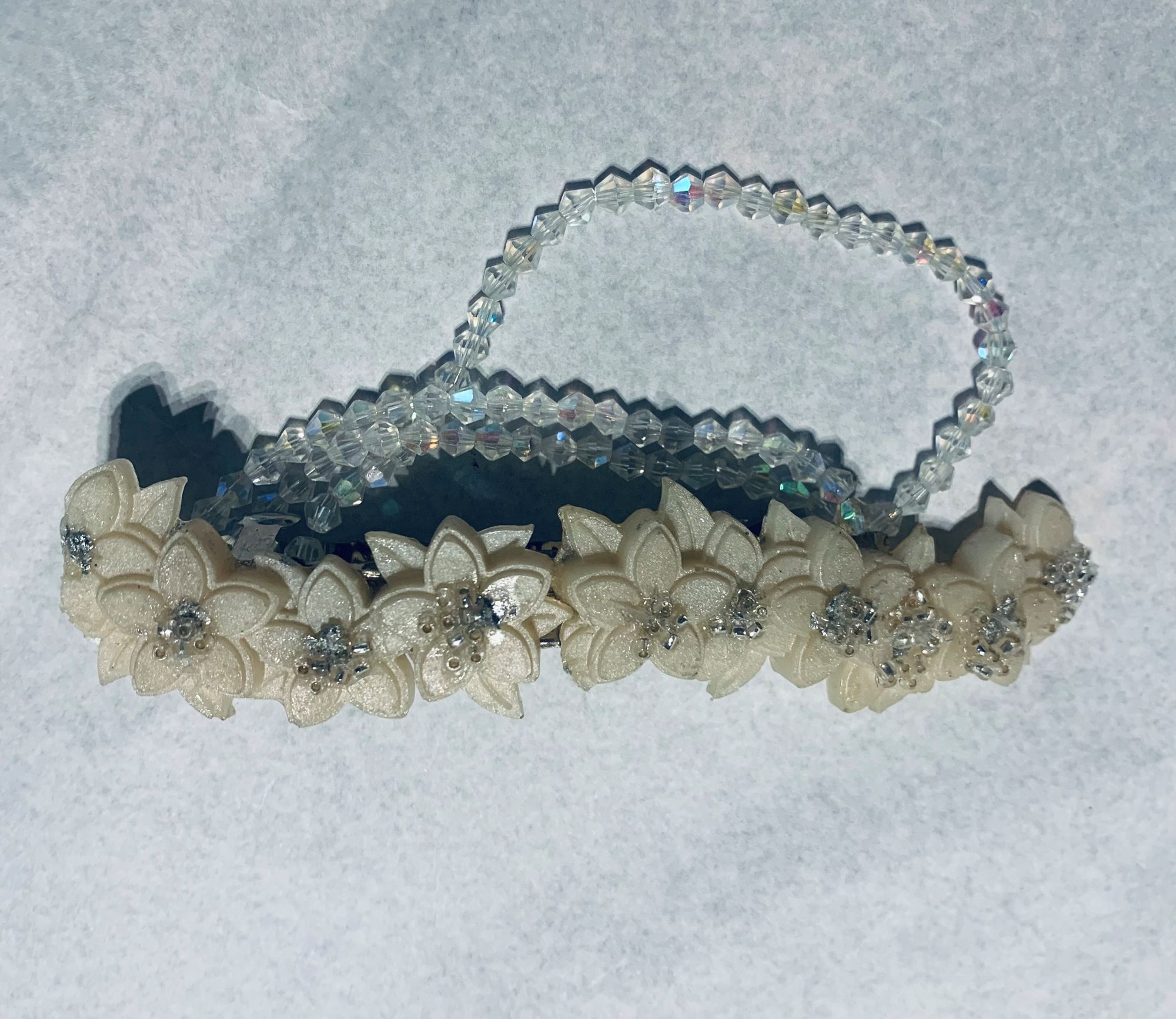 TOCADO DE NOVIA GOIC DISEÑOS HECHO A MANO DISEÑO EXCLUSIVO - 1