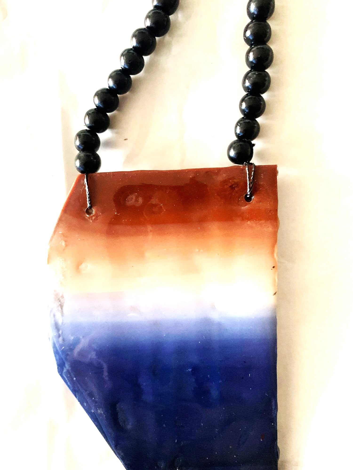 COLLAR DE PORCELANA GOIC DISEÑOS HECHO A MANO DISEÑO EXCLUSIVO - 3