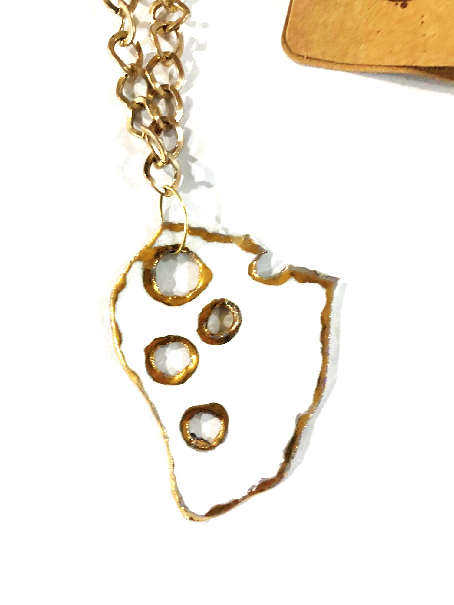 COLLAR DE PORCELANA GOIC DISEÑOS HECHO A MANO DISEÑO EXCLUSIVO - 3