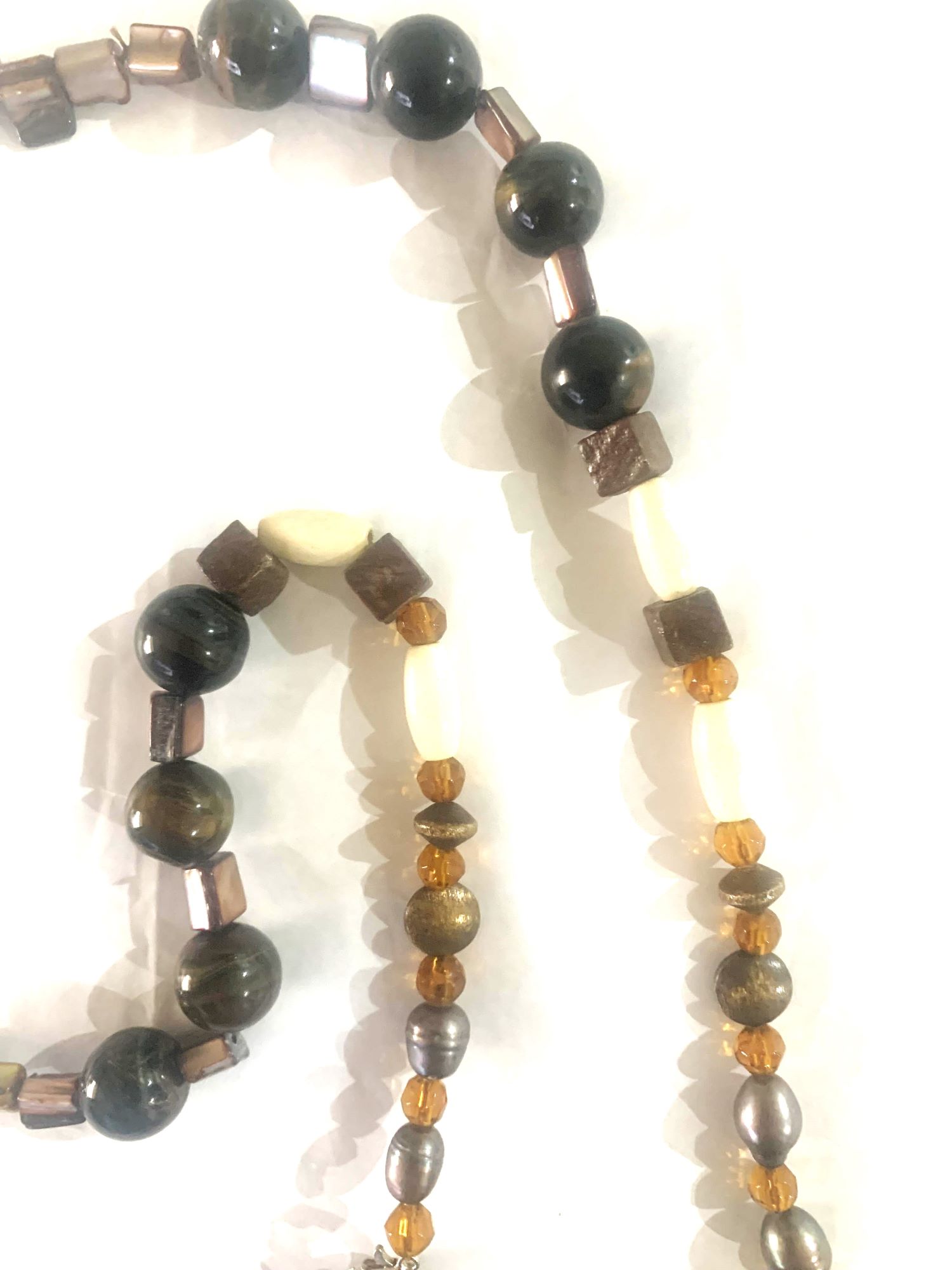 COLLAR CON PIEZA DE COBRE GOIC DISEÑOS HECHA A MANO DISEÑO EXCLUSIVO - 3