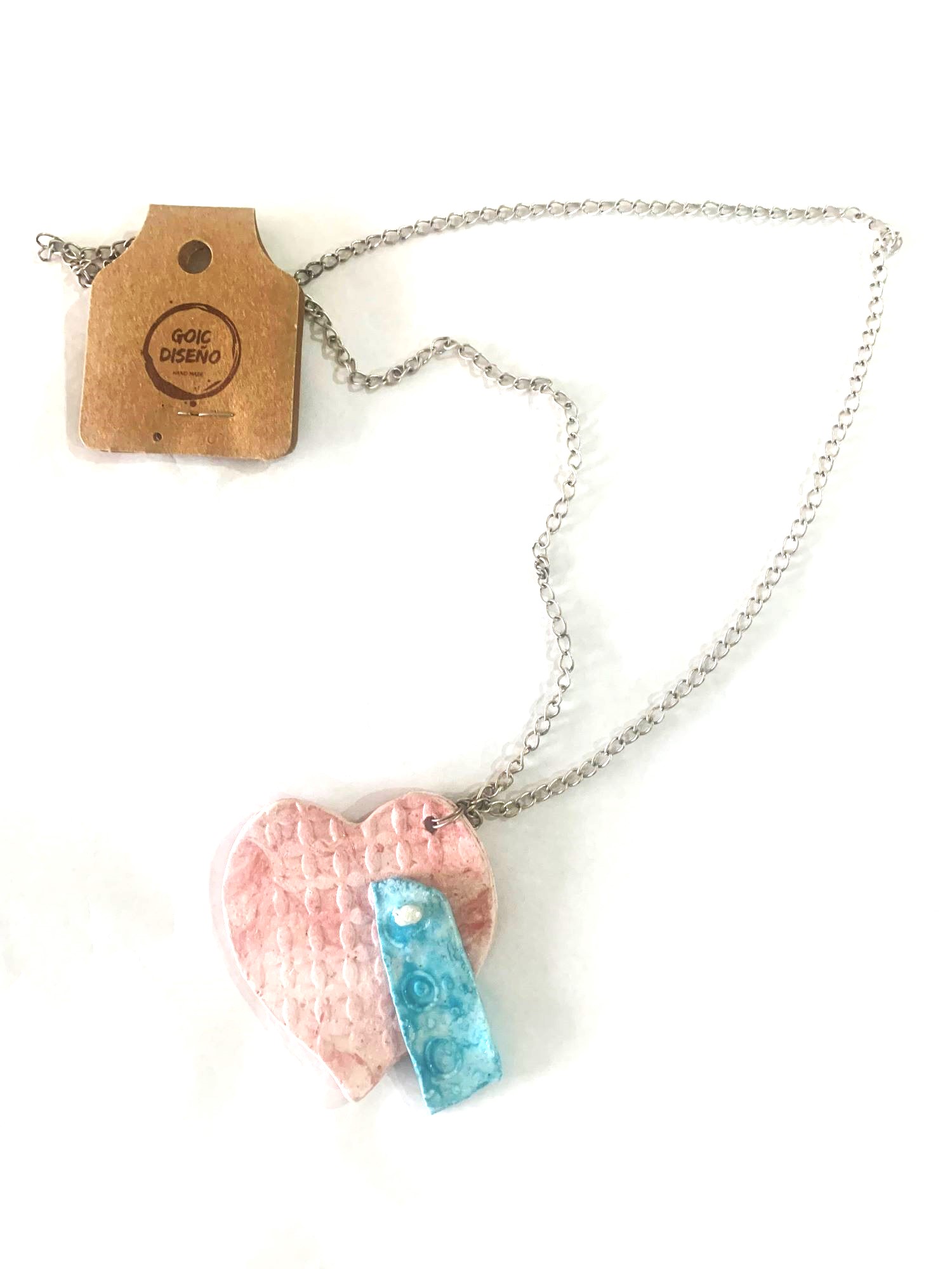 COLLAR DE PORCELANA GOIC DISENOS HECHO A MANO DISENO EXCLUSIVO