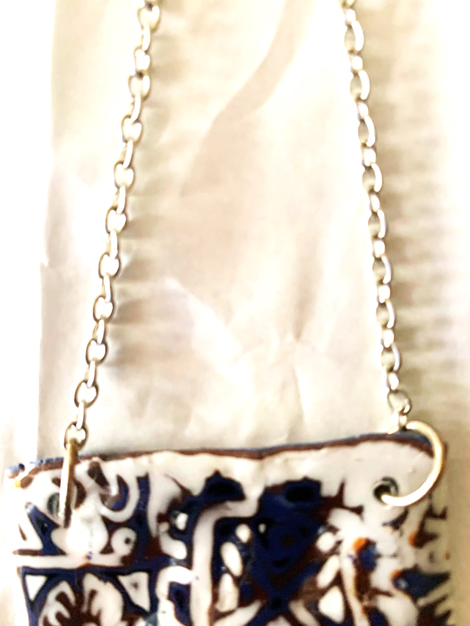 COLLAR DE PORCELANA GOIC DISEÑOS HECHO A MANO DISEÑO EXCLUSIVO - 3