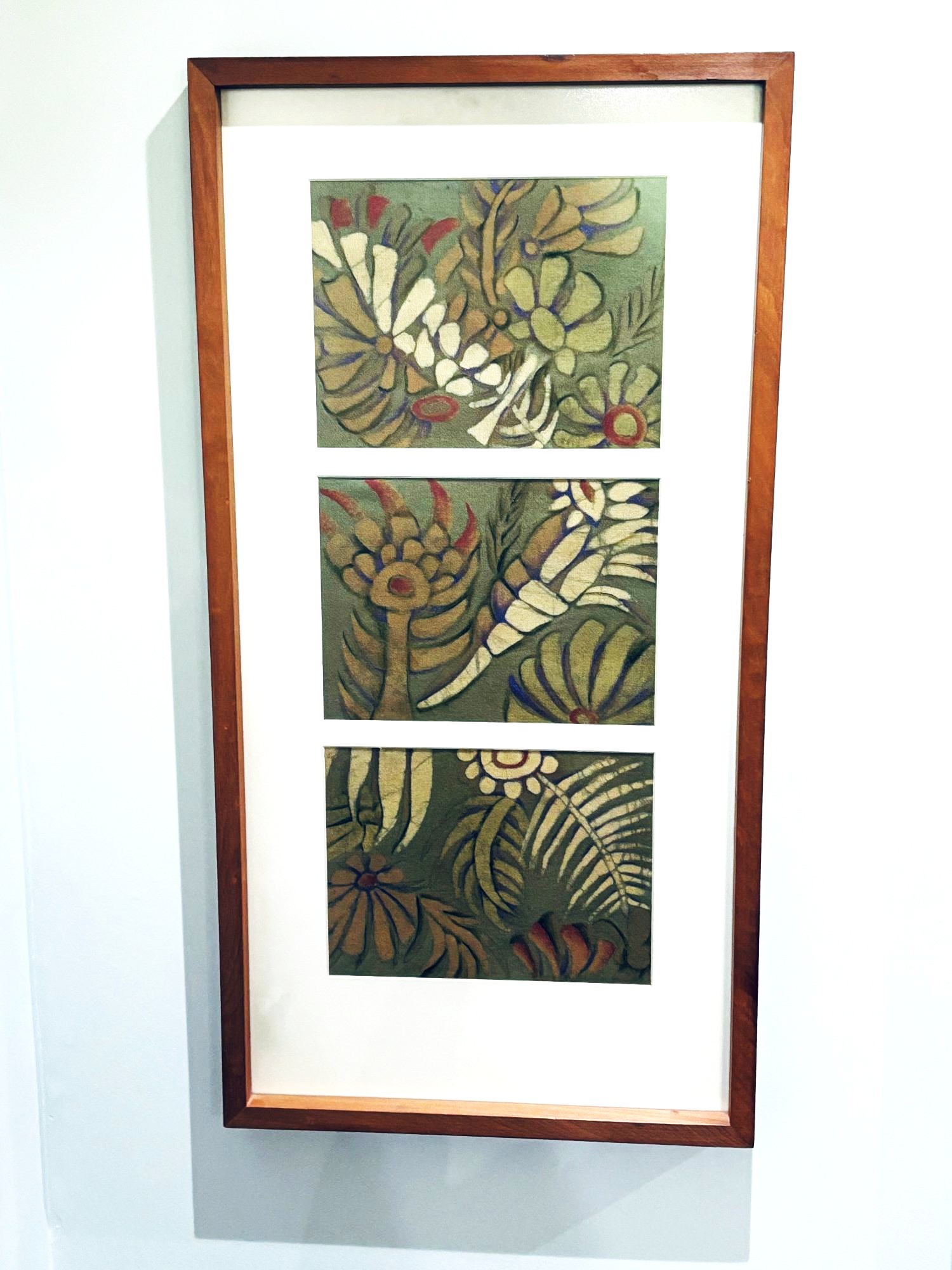 CUADRO DE BATIK HECHO A MANO DISENO EXCLUSIVO