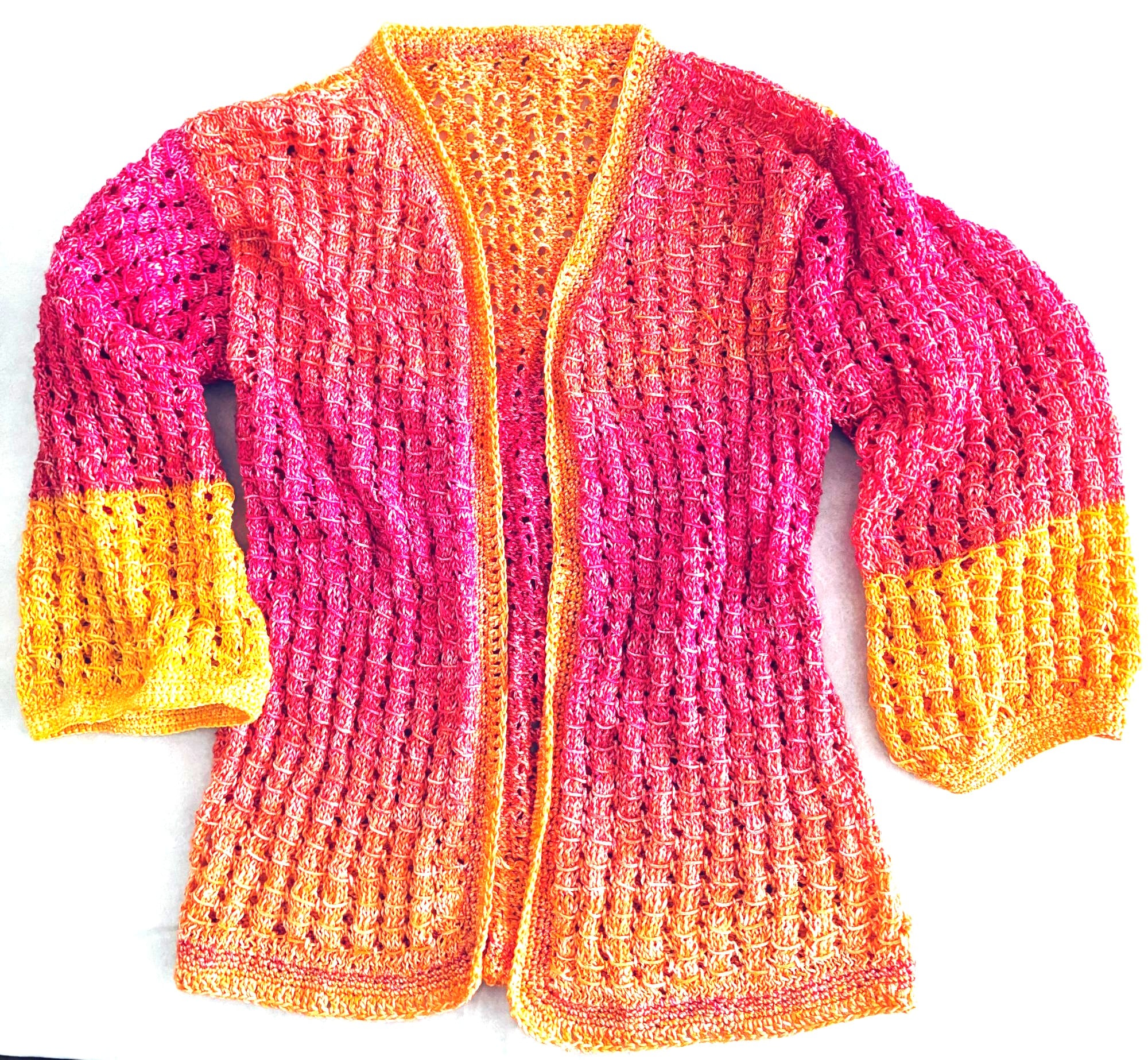 CHALECO DE SEDA HECHO A MANO DISEÑO EXCLUSIVO - 1