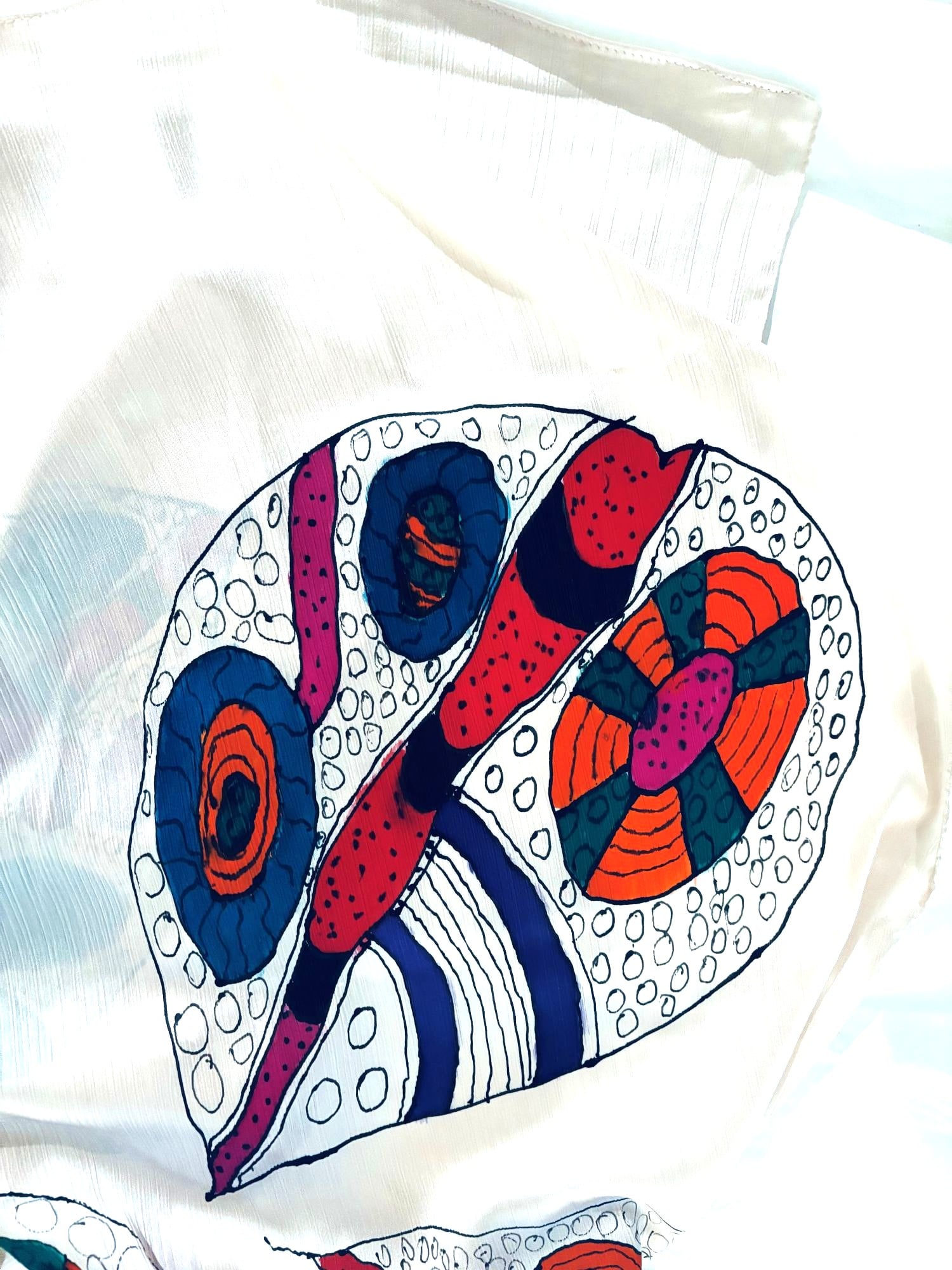 PAÑUELO GOIC DISEÑOS MULTICOLOR HECHO A MANO EXCLUSIVO - 2