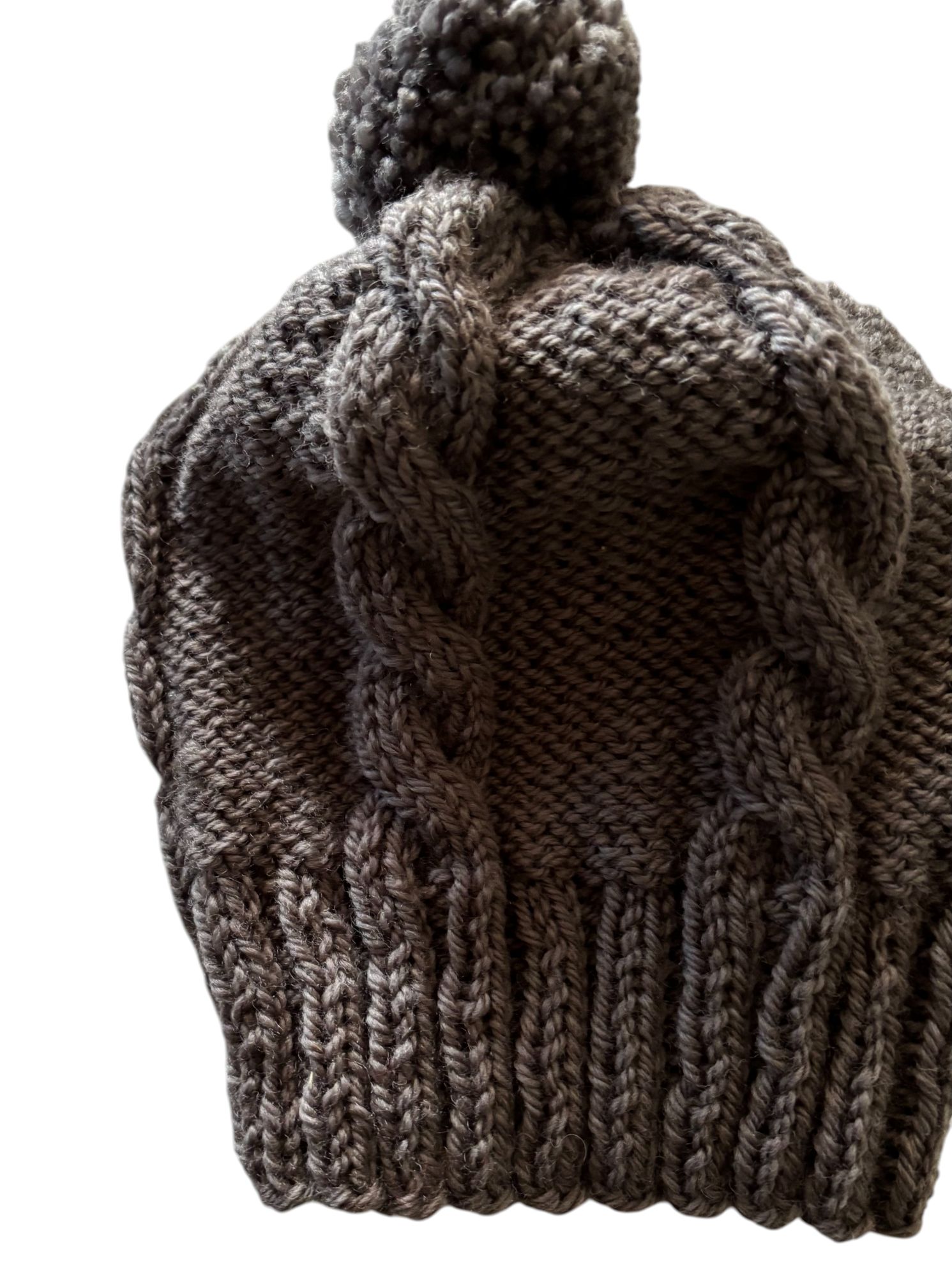 GORRO DE NIÑO LANA TEJIDO A MANO - 2