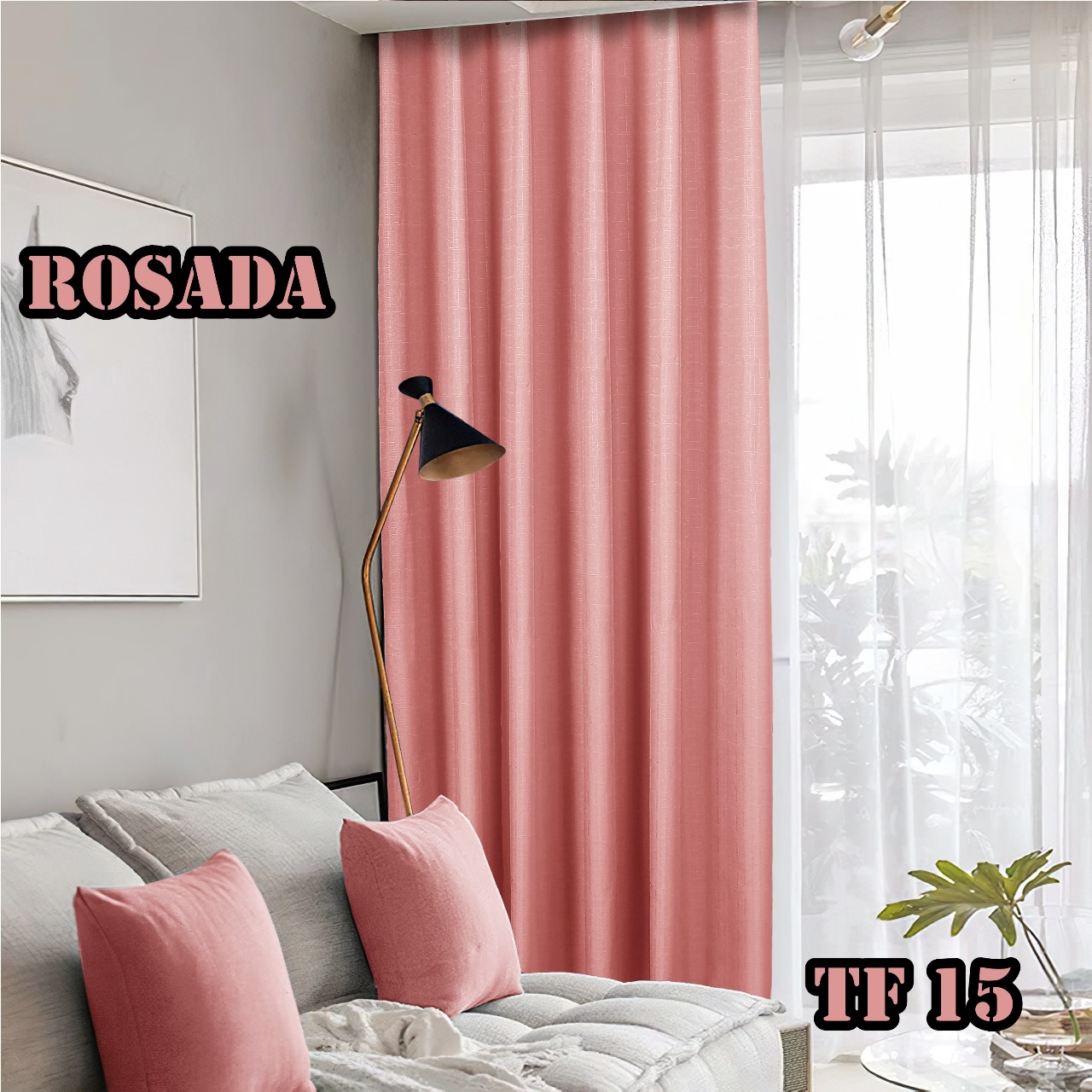 CORTINAS BLACKOUT 2 PAÑOS ENGOMADAS - 1