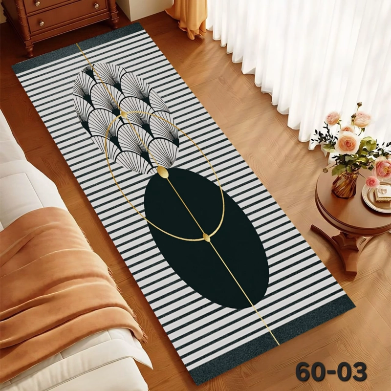 ALFOMBRA PASILLO 3D UNISEX GENE RICO ANTIDESLIZANTE BAJADA DE CAMA 60X180 CM - 1