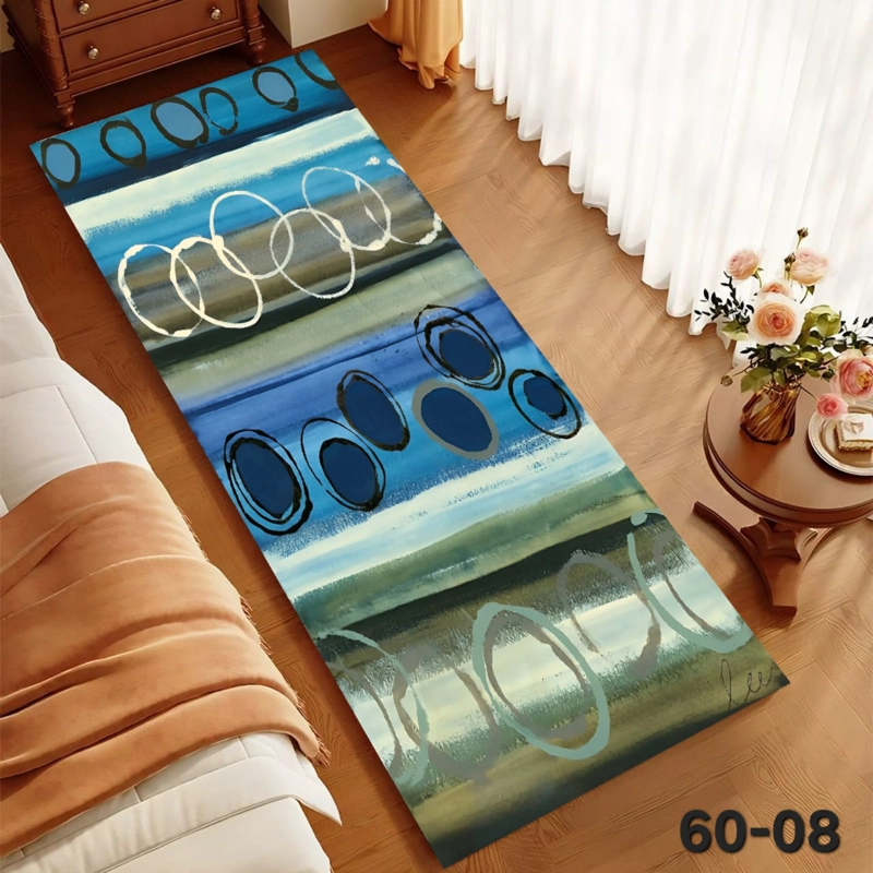 ALFOMBRA PASILLO 3D UNISEX GENE RICO ANTIDESLIZANTE BAJADA DE CAMA 60X180 CM - 1