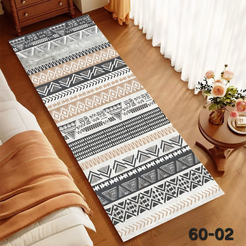 ALFOMBRA PASILLO 3D UNISEX GENE RICO ANTIDESLIZANTE BAJADA DE CAMA 60X180 CM - 1