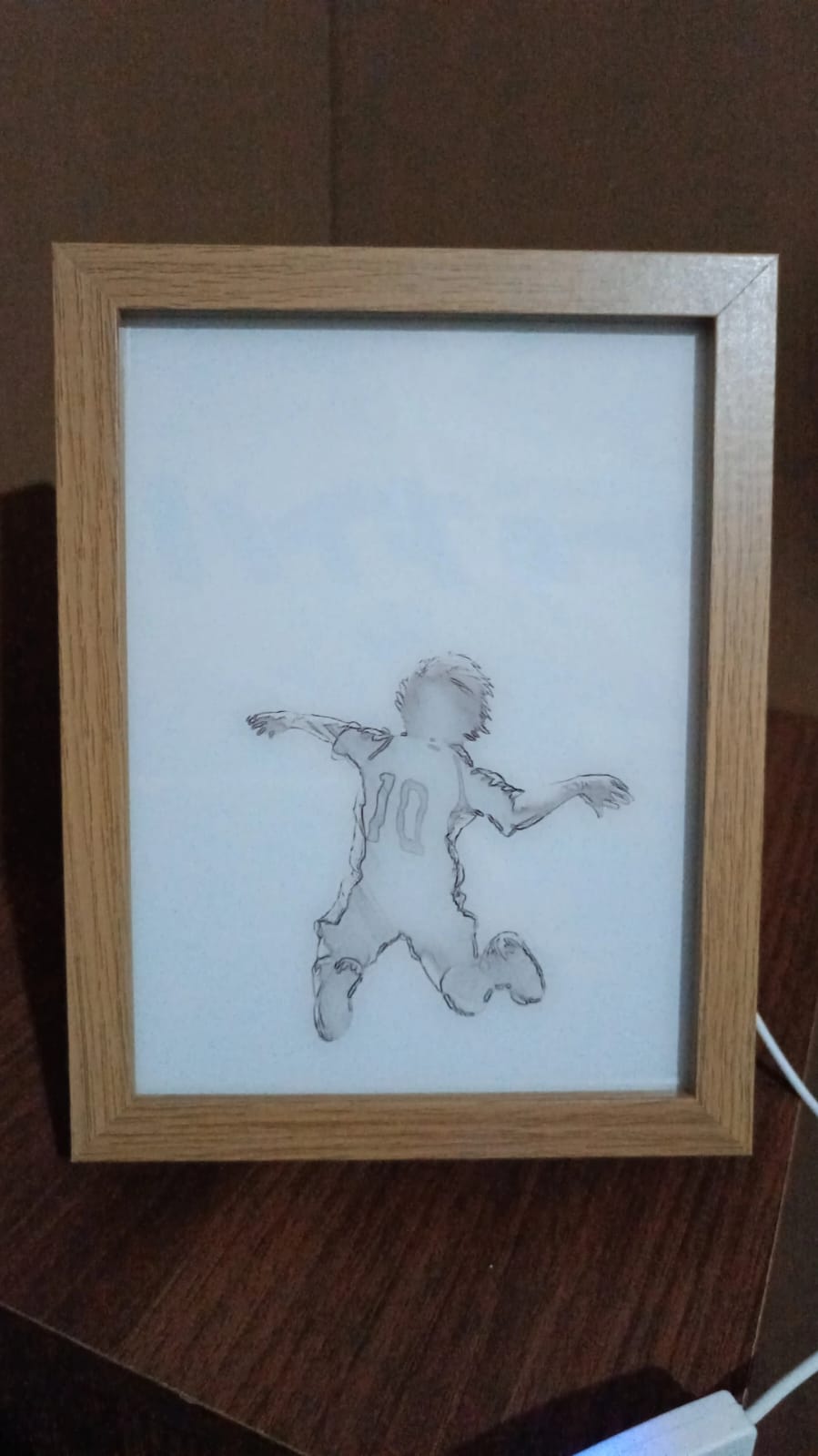 CUADRO LED DE HAIKYUU 23X18CM - 2
