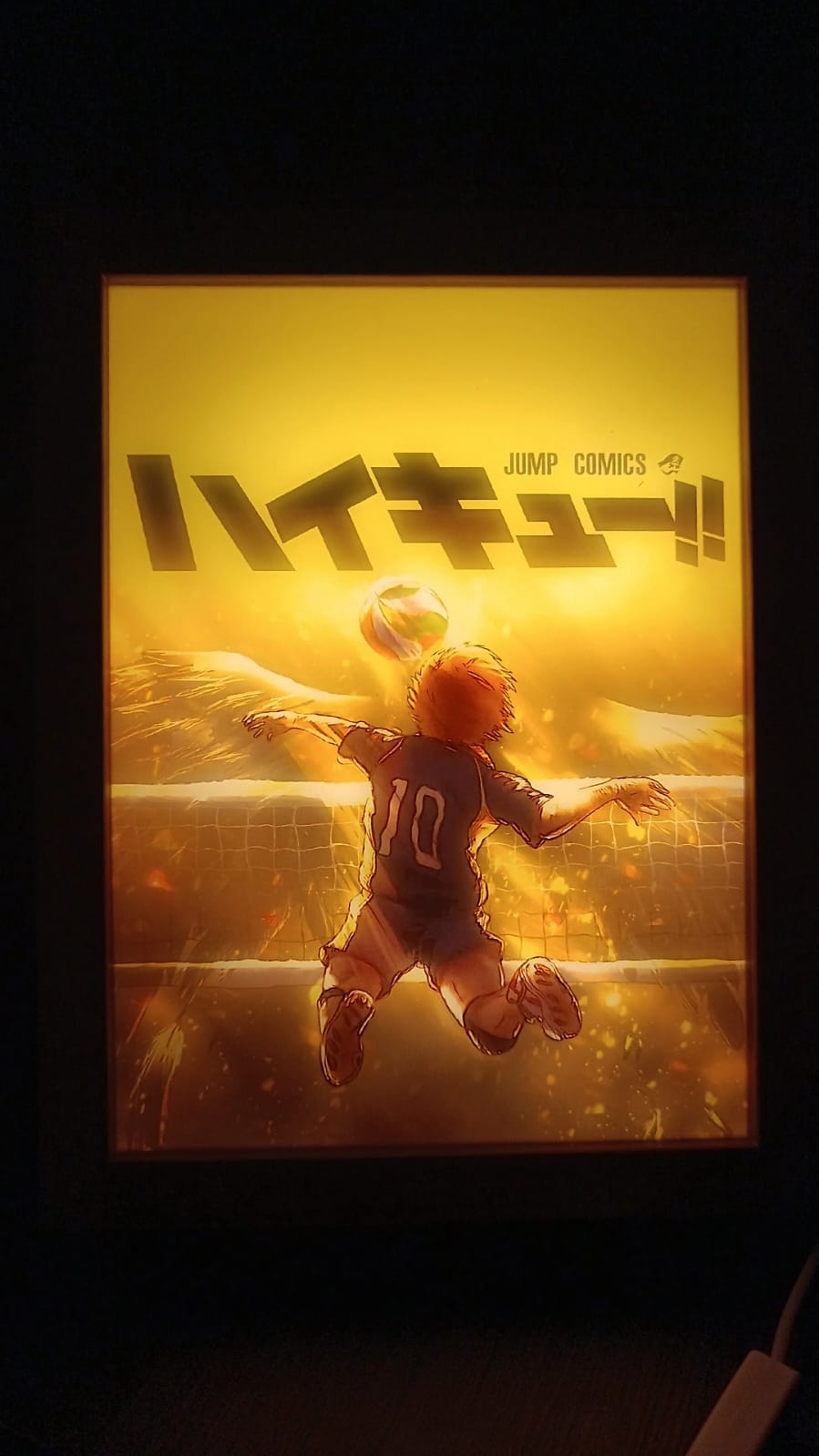 CUADRO LED DE HAIKYUU 23X18CM - 3