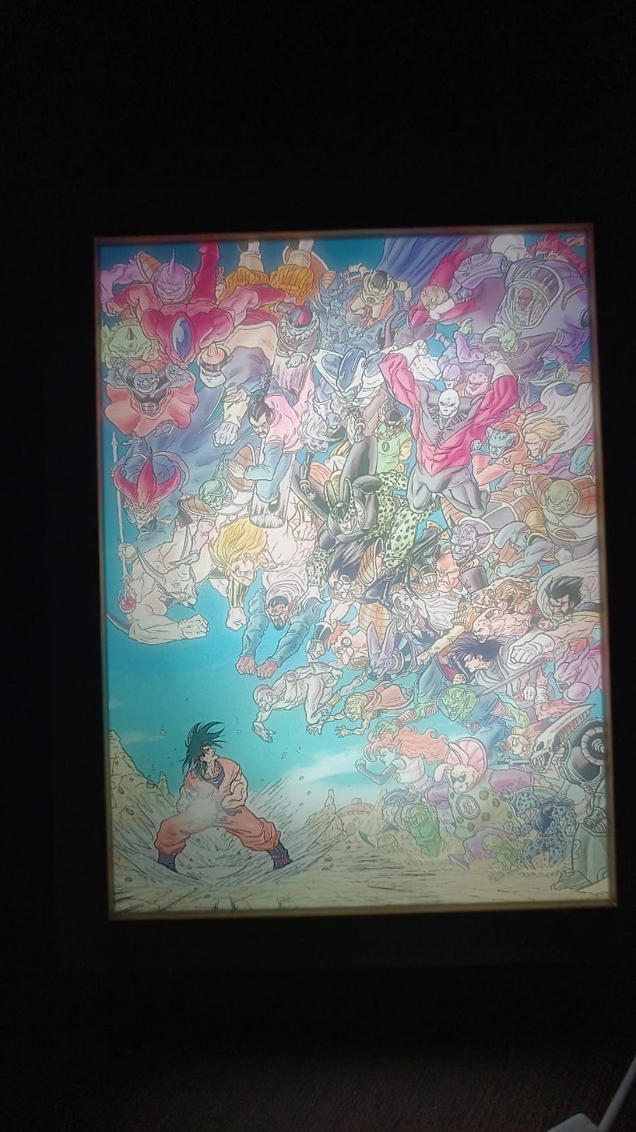 CUADRO LED DE DRAGON BALL 23X18CM - 3