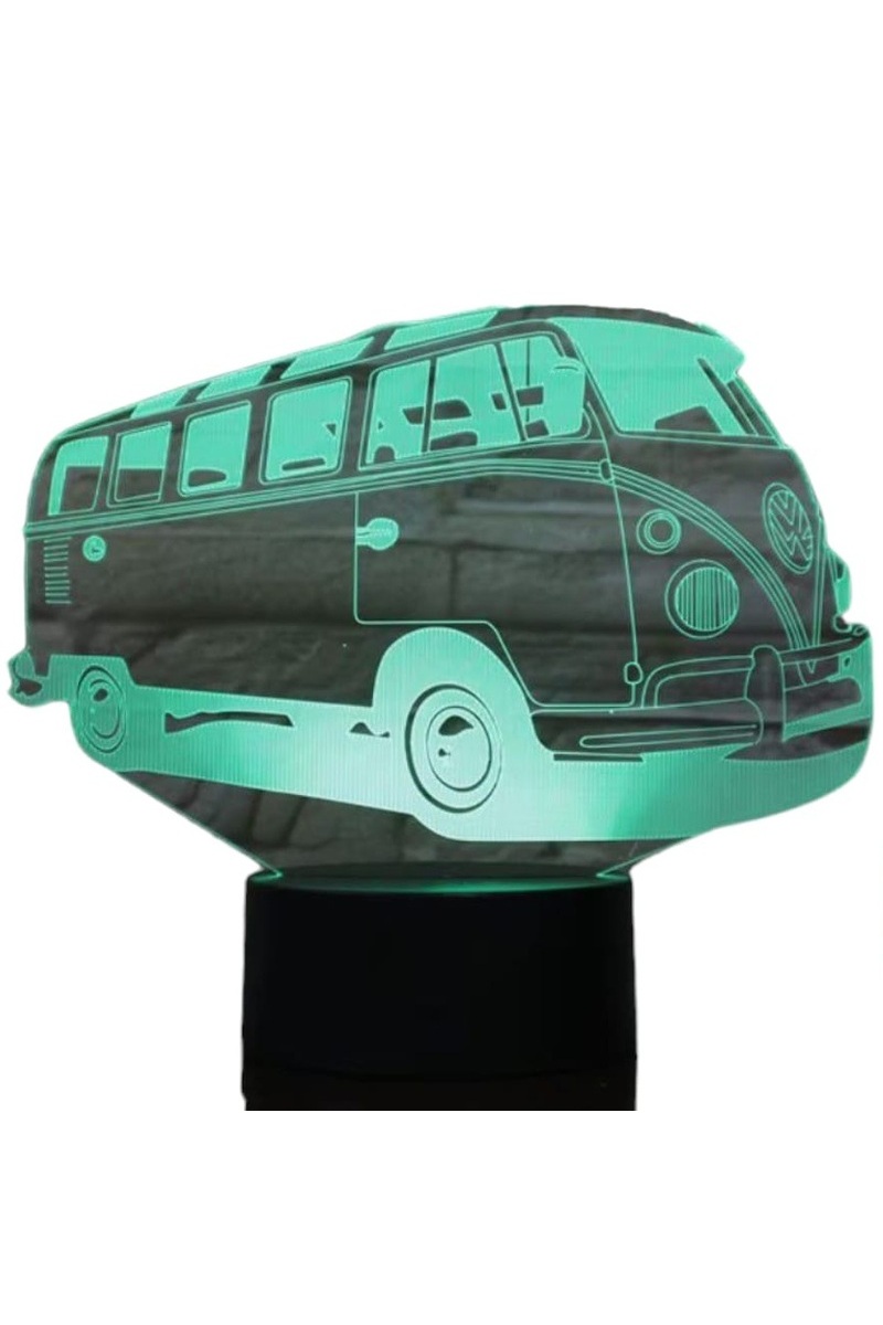 LAMPARA ILUSION 3D COMBI DE 7 COLORES - 1