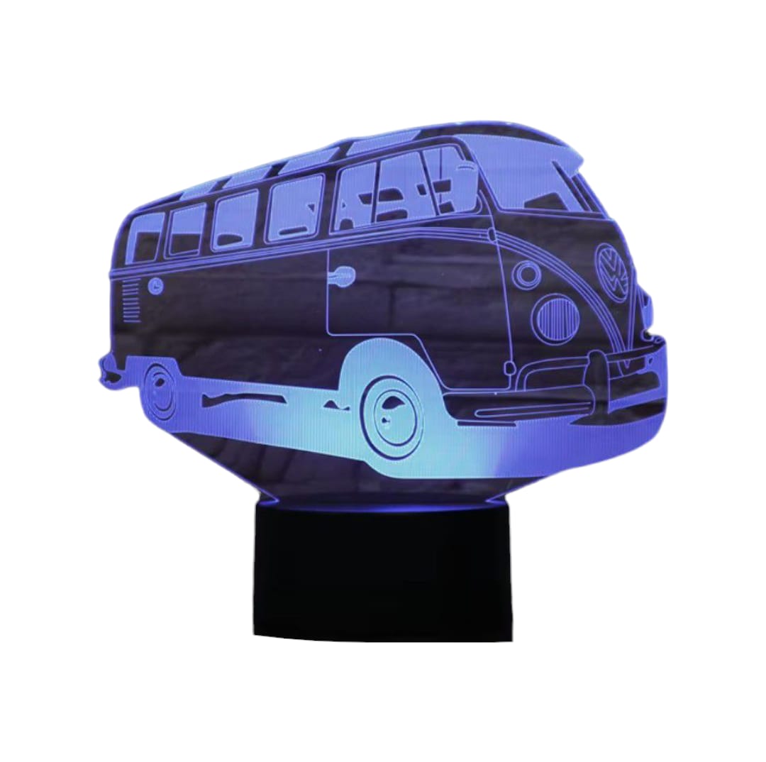 LAMPARA ILUSION 3D COMBI DE 7 COLORES - 2