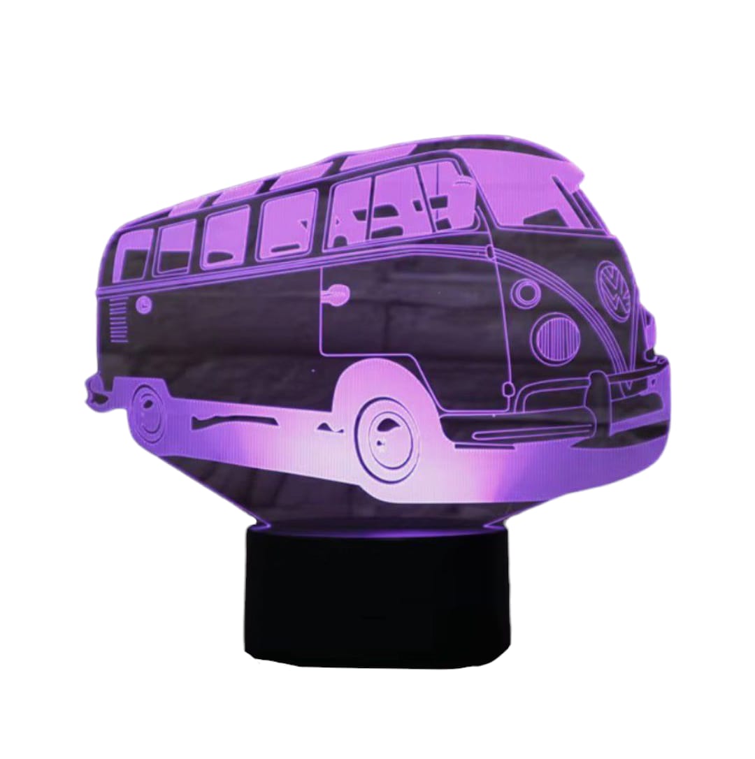 LAMPARA ILUSION 3D COMBI DE 7 COLORES - 4