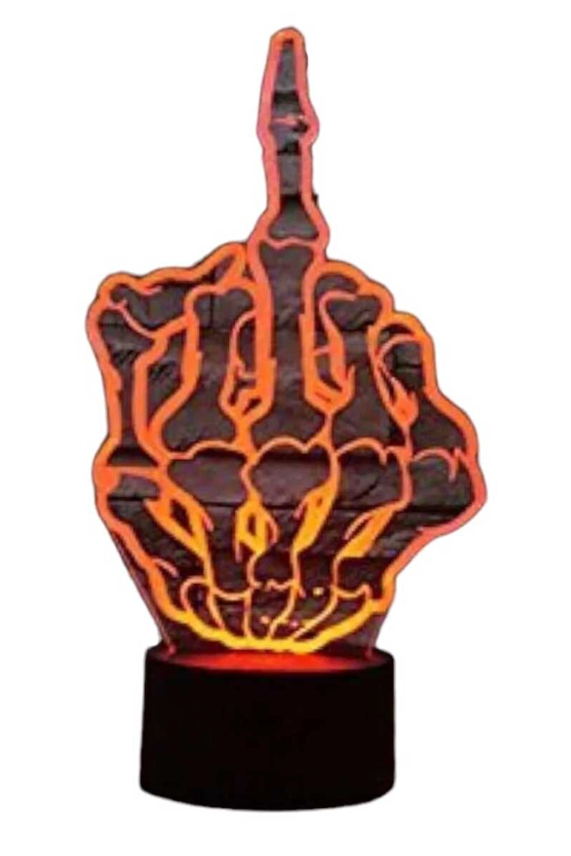 LAMPARA ILUSION 3D OYUO DE 7 COLORES - 3