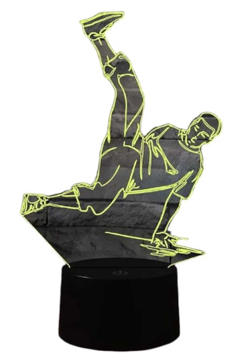 LAMPARA ILUSION 3D BREAK DANCE DE 7 COLORES - 2