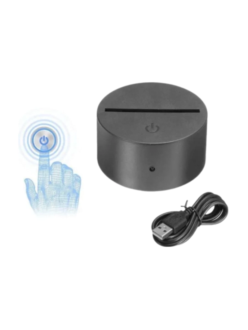 LAMPARA ILUSION 3D DINO PAREJA DE 7 COLORES - 5