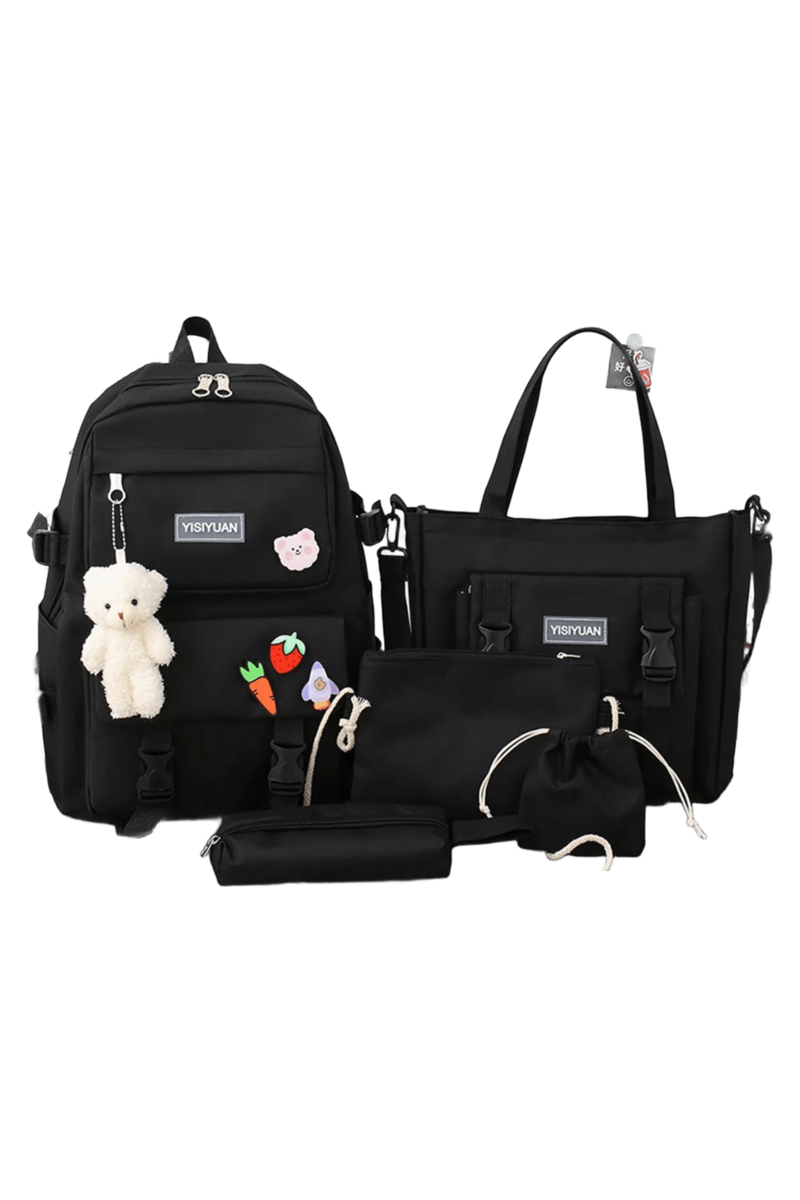 CONJUNTO DE 5 PIEZAS DE MOCHILAS - 1