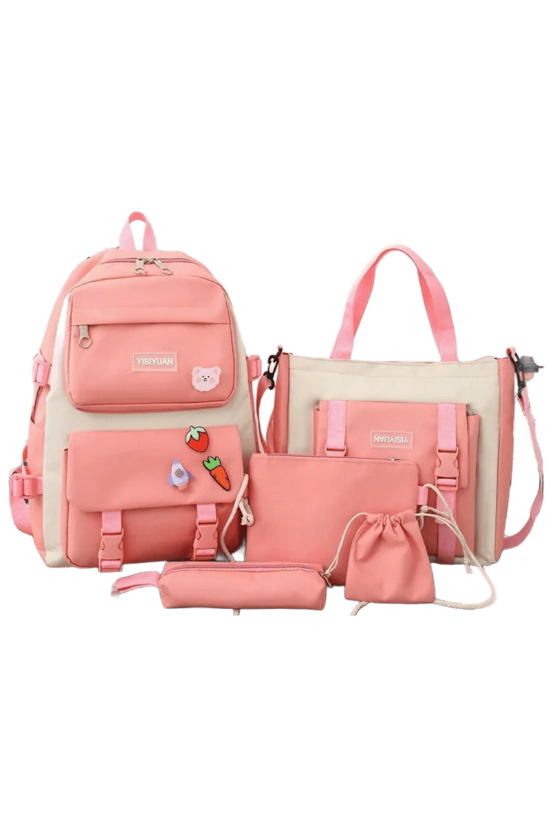 CONJUNTO DE 5 PIEZAS DE MOCHILAS - 4