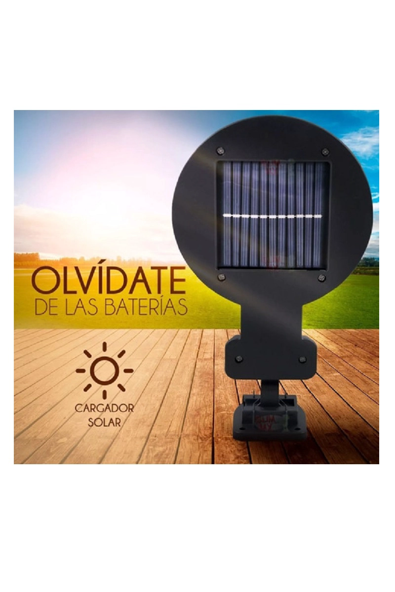 FOCO SOLAR LED 100W PARA EXTERIOR - 5