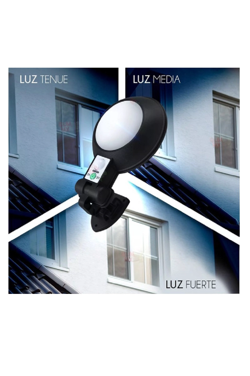 PACK DE 6 FOCOS SOLARES LED 100W PARA EXTERIOR - 6