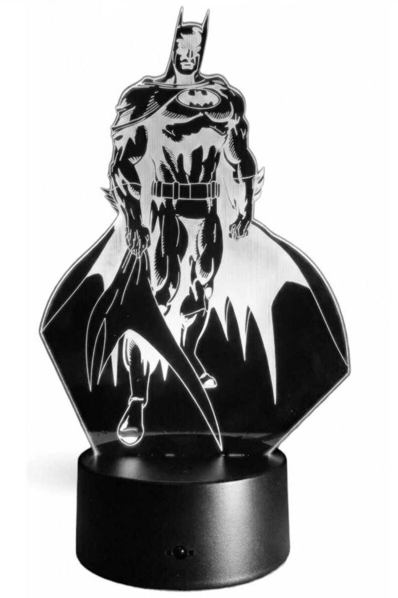 LAMPARA ILUSION 3D BATMAN DE 7 COLORES - 3