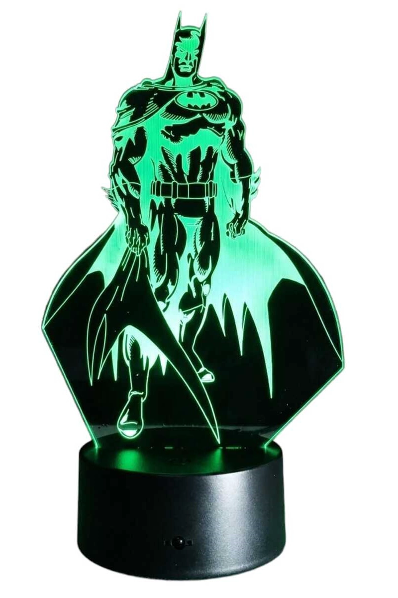 LAMPARA ILUSION 3D BATMAN DE 7 COLORES - 4