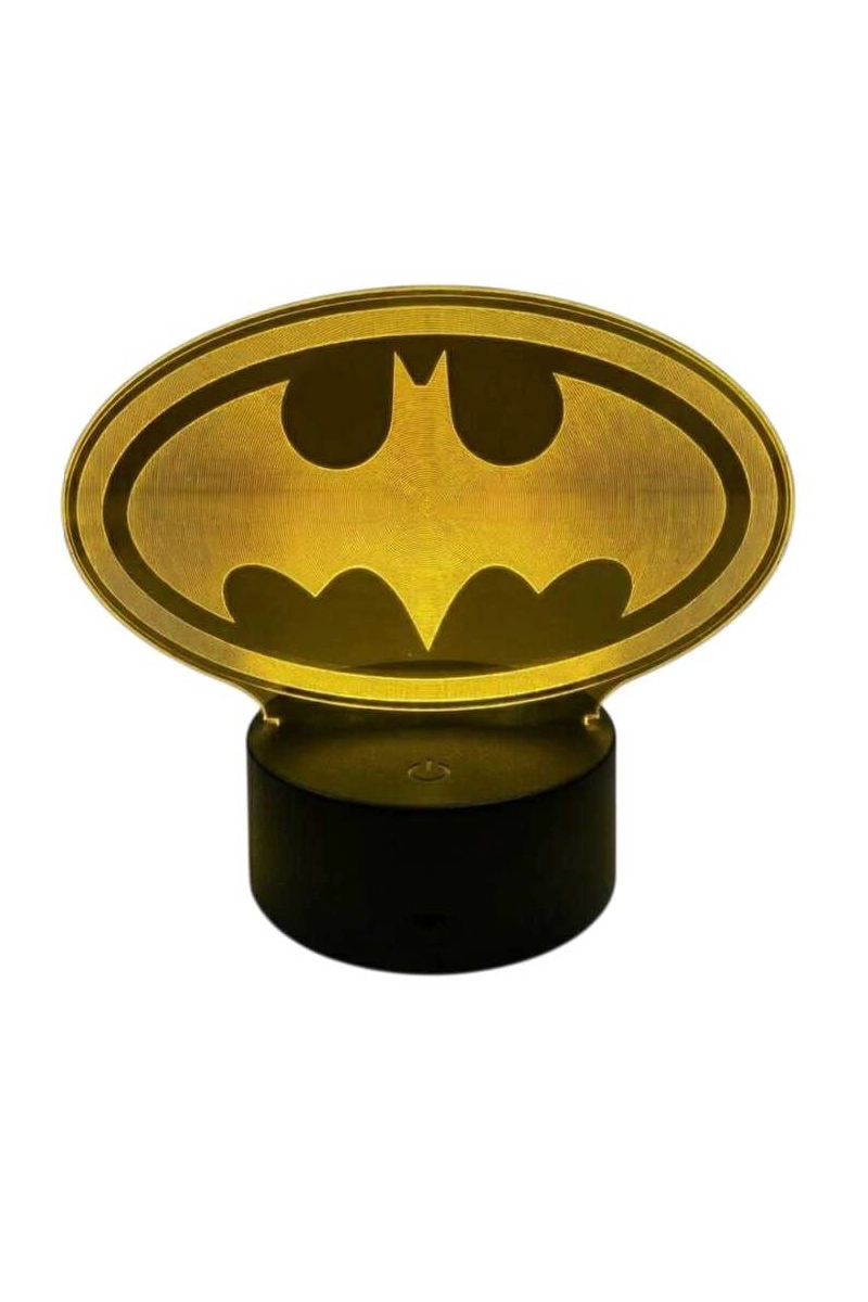 LAMPARA ILUSION 3D BATMAN LOGO DE 7 COLORES - 1