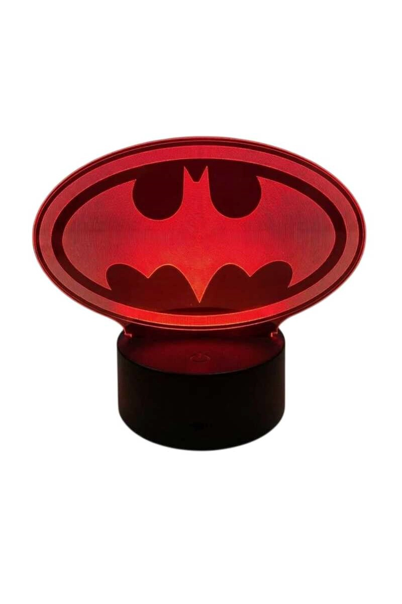 LAMPARA ILUSION 3D BATMAN LOGO DE 7 COLORES - 3