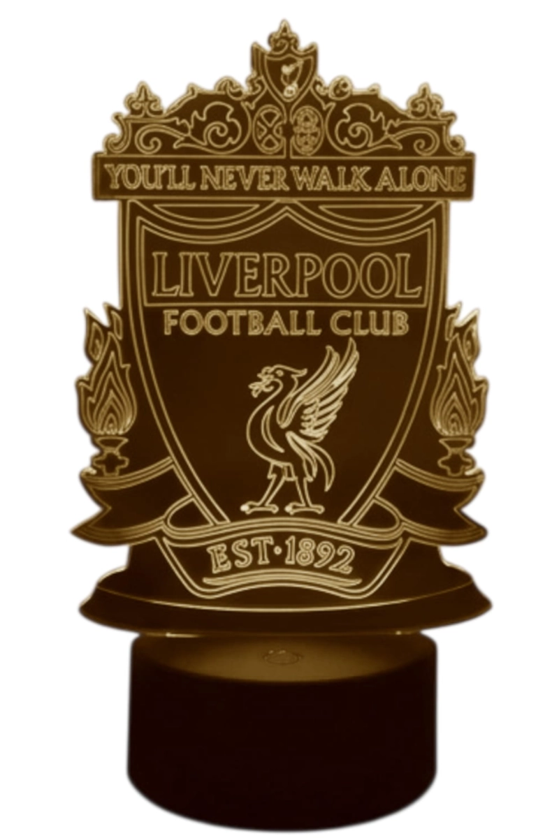 LAMPARA ILUSION 3D LIVERPOOL DE 7 COLORES - 1