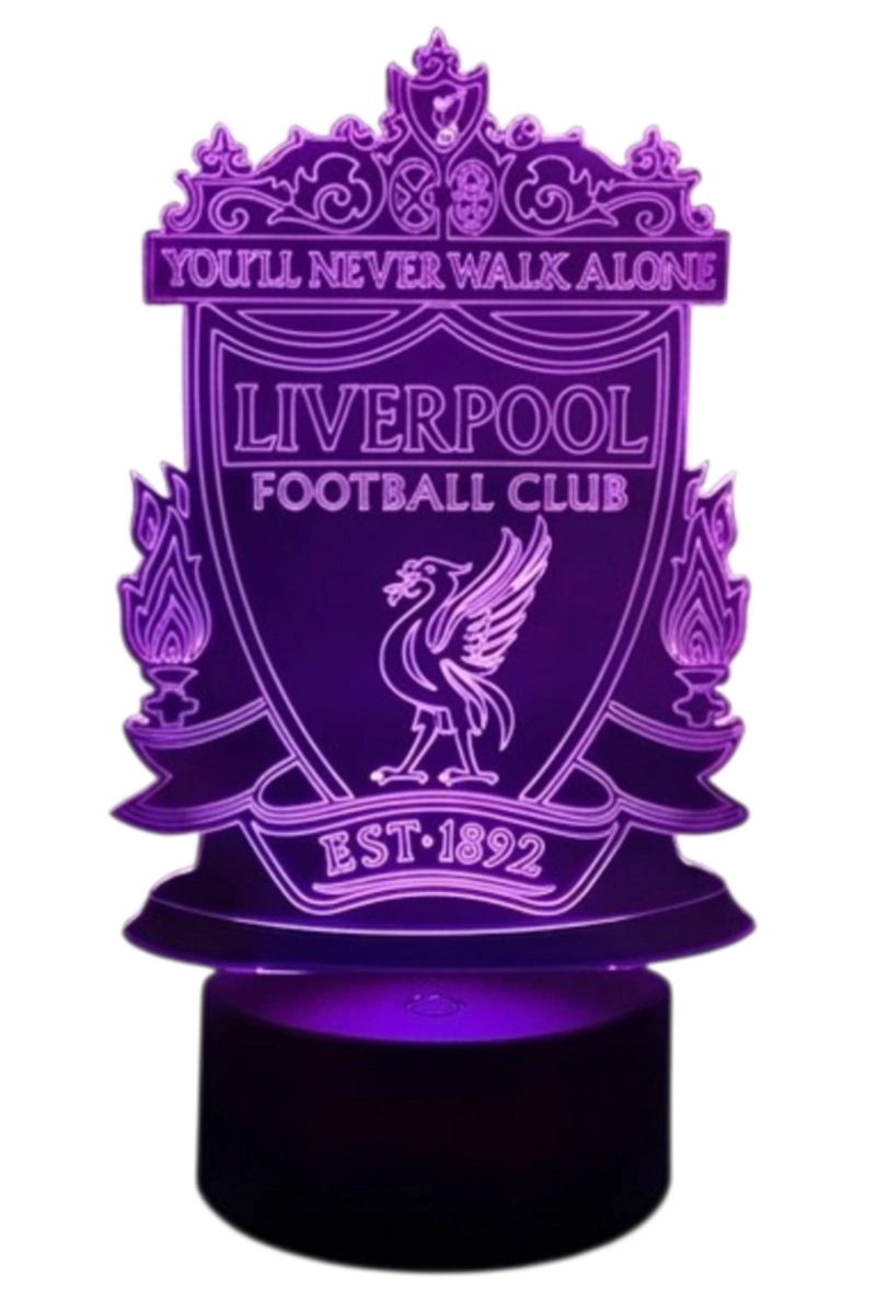 LAMPARA ILUSION 3D LIVERPOOL DE 7 COLORES - 3