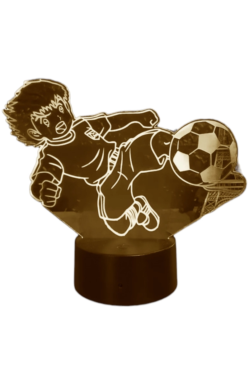 LAMPARA ILUSION 3D SUPERCAMPEONES OLIVER ATOM DE 7 COLORES - 1
