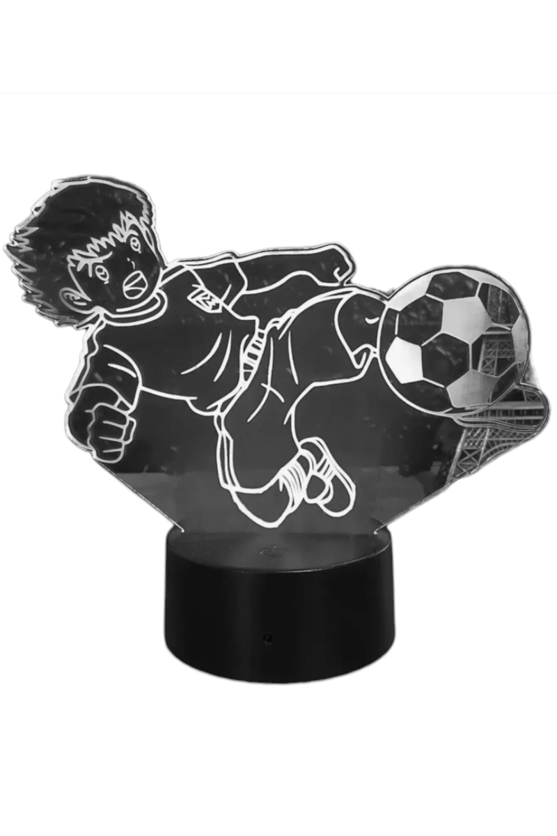LAMPARA ILUSION 3D SUPERCAMPEONES OLIVER ATOM DE 7 COLORES - 3